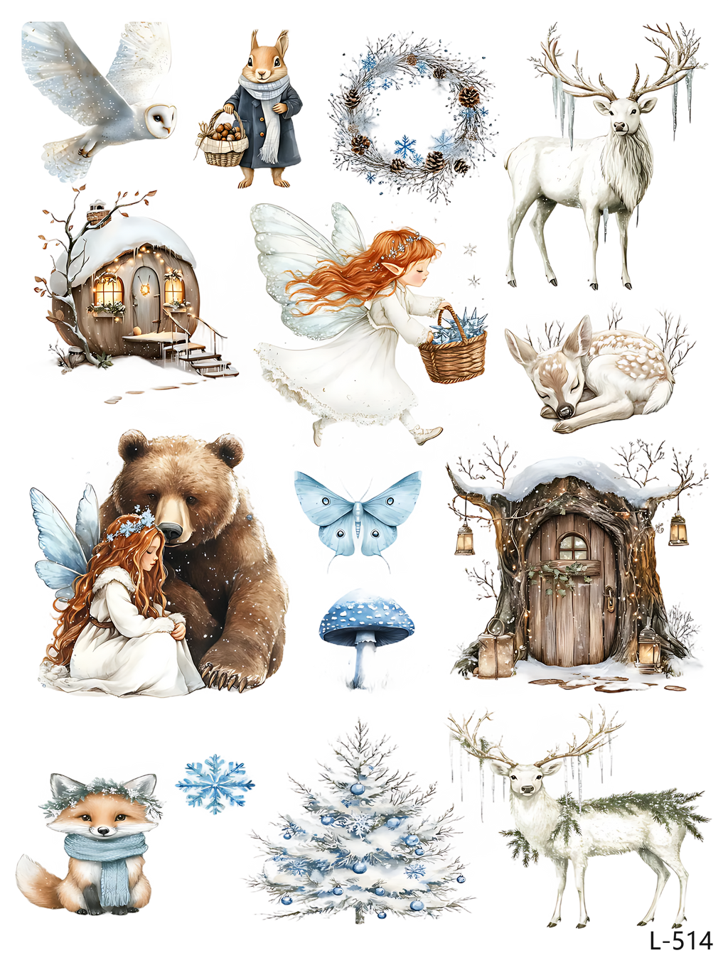 3D embossed stickers (A5 size, 15cm*20cm)