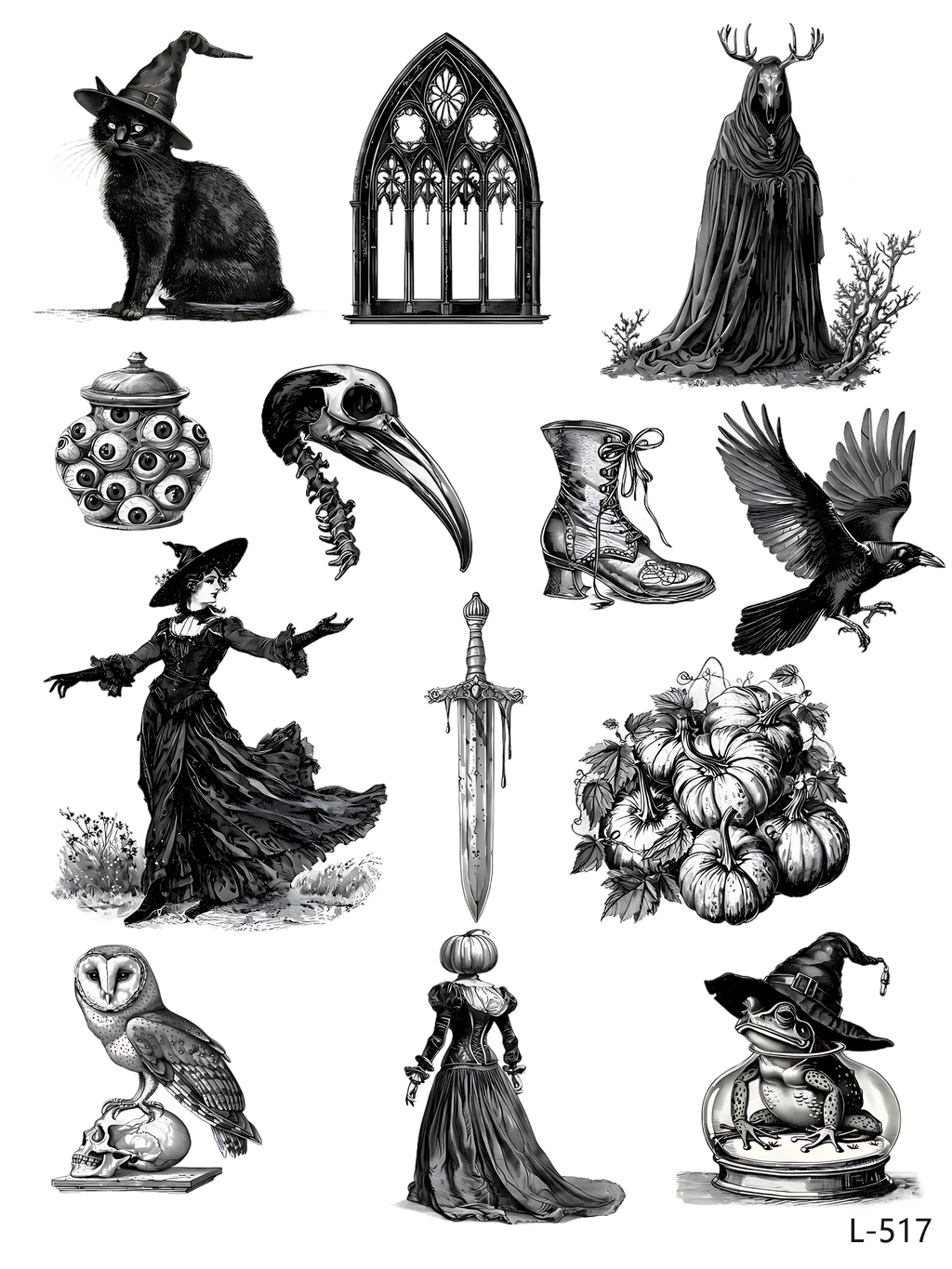 3D embossed stickers (A5 size, 15cm*20cm)