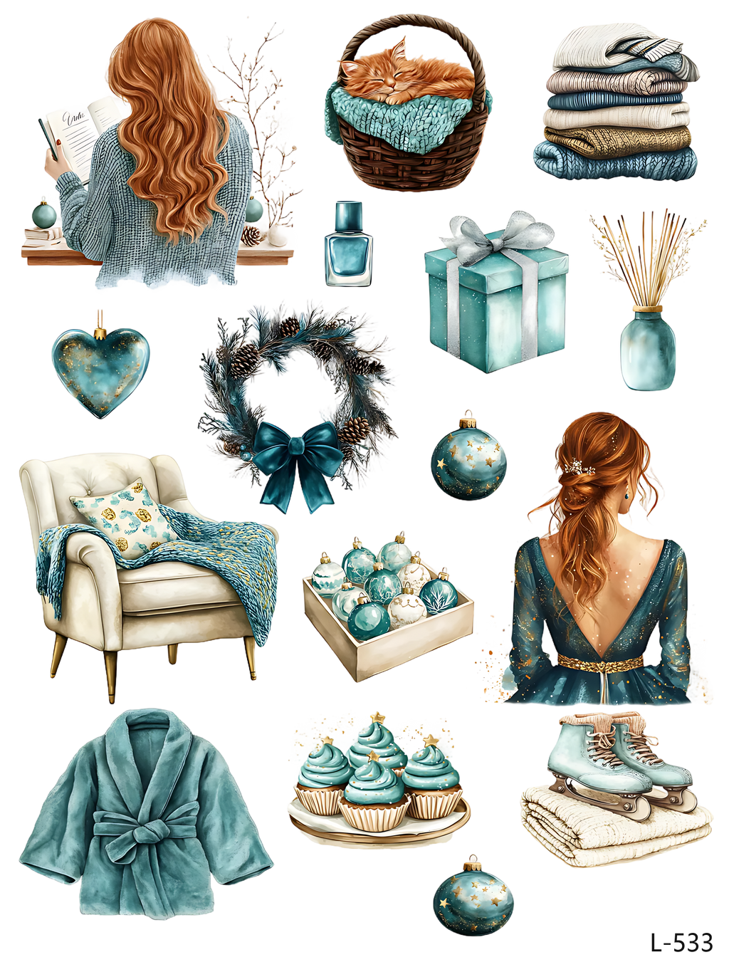3D embossed stickers (A5 size, 15cm*20cm)