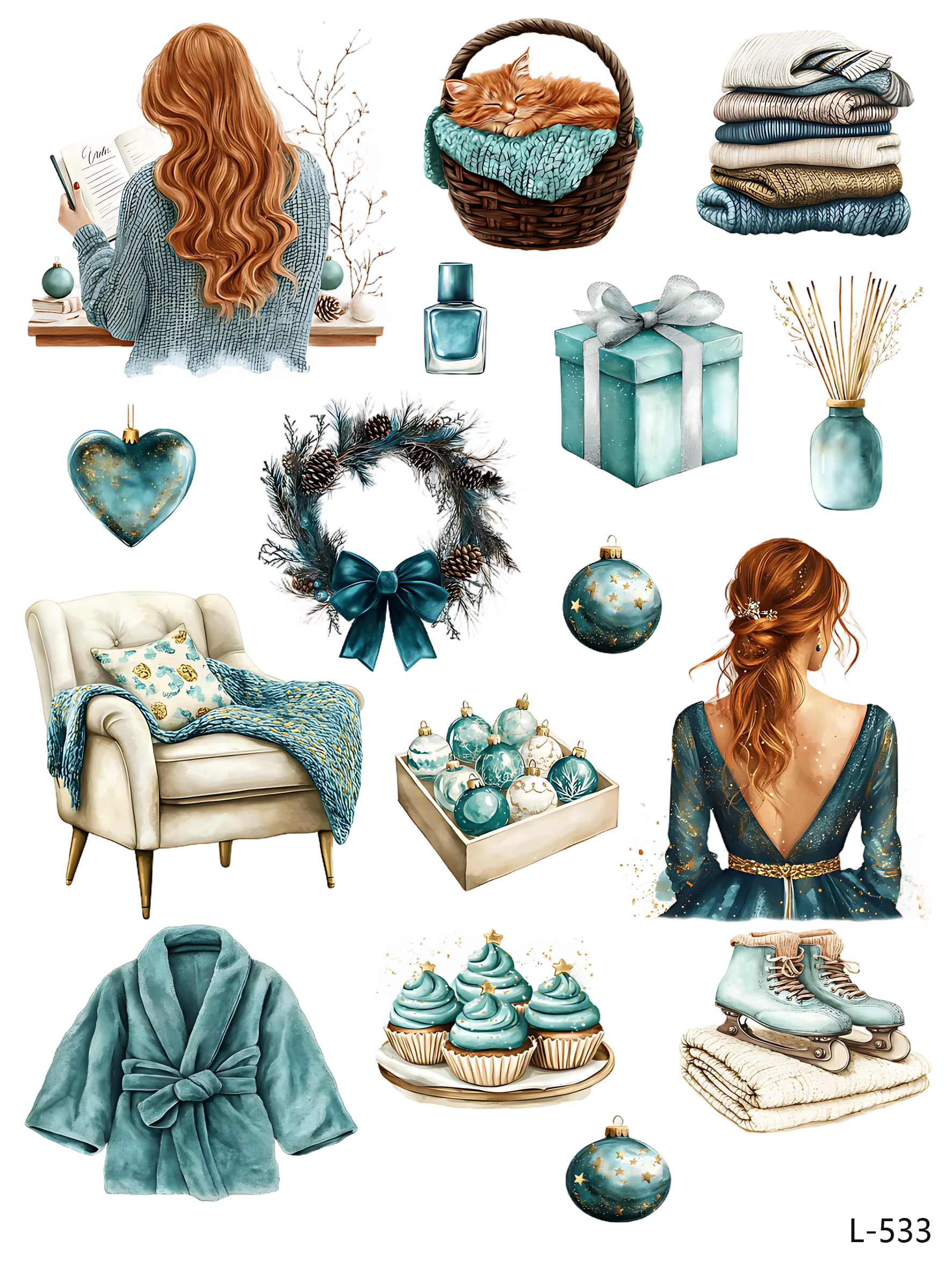 3D embossed stickers (A5 size, 15cm*20cm)