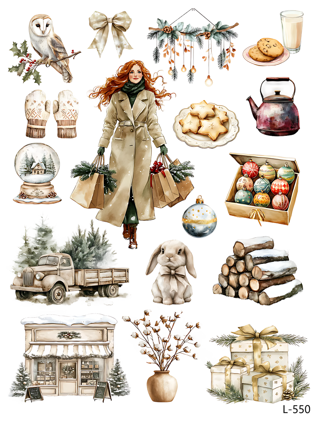 3D embossed stickers (A5 size, 15cm*20cm)