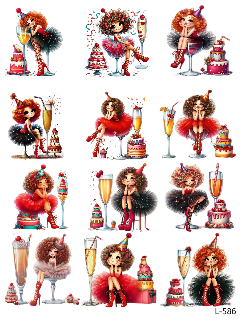 3D embossed stickers (A5 size, 15cm*20cm)