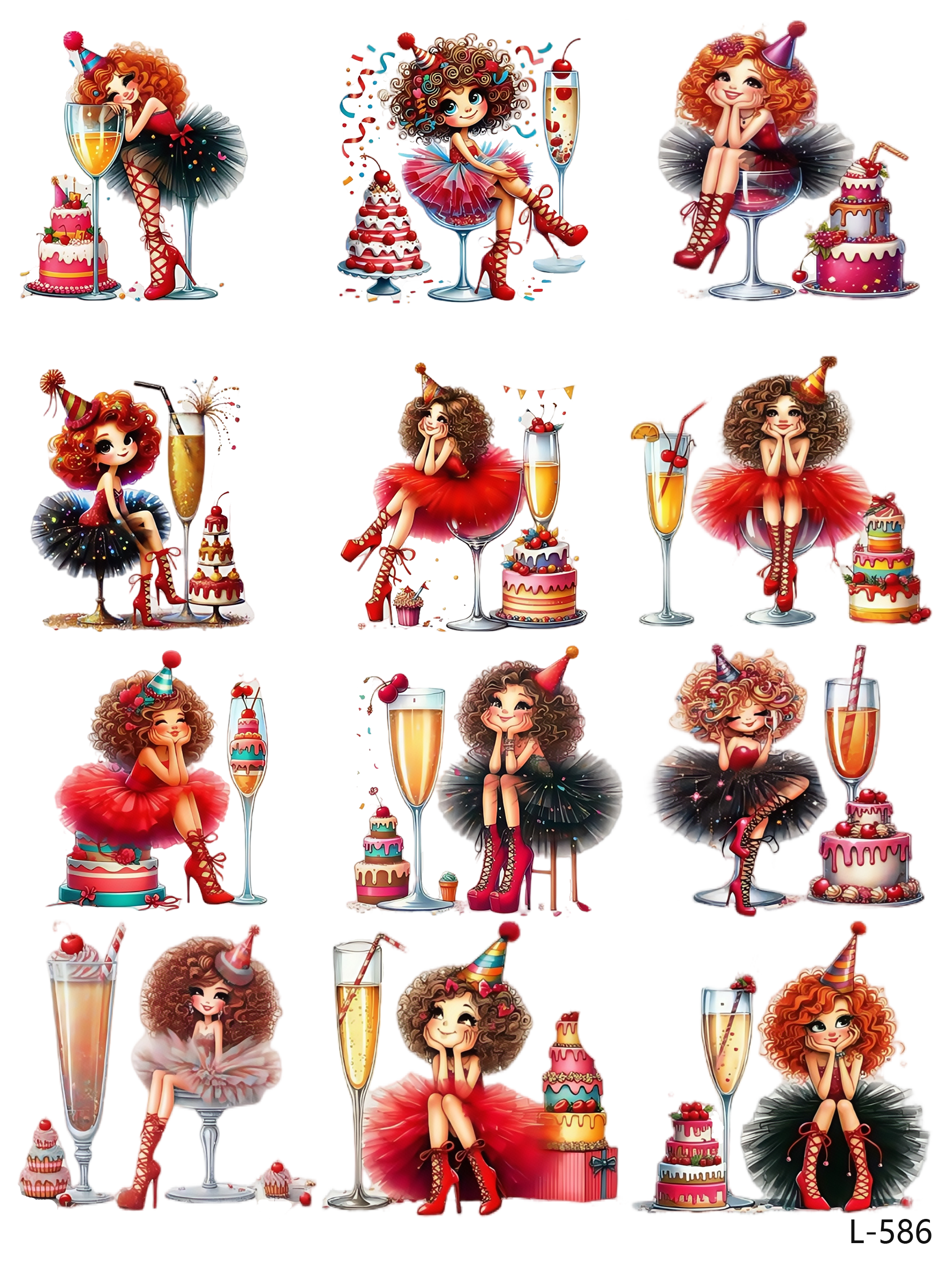 3D embossed stickers (A5 size, 15cm*20cm)