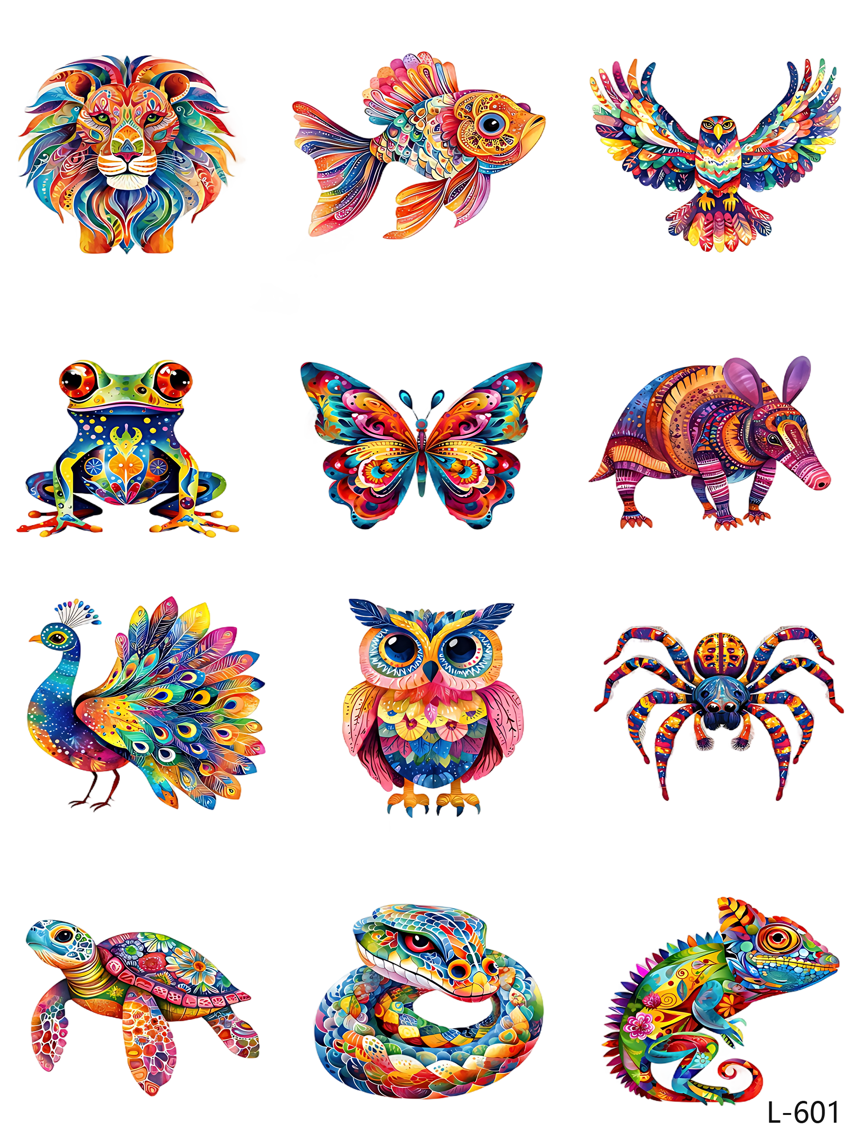 3D embossed stickers (A5 size, 15cm*20cm)