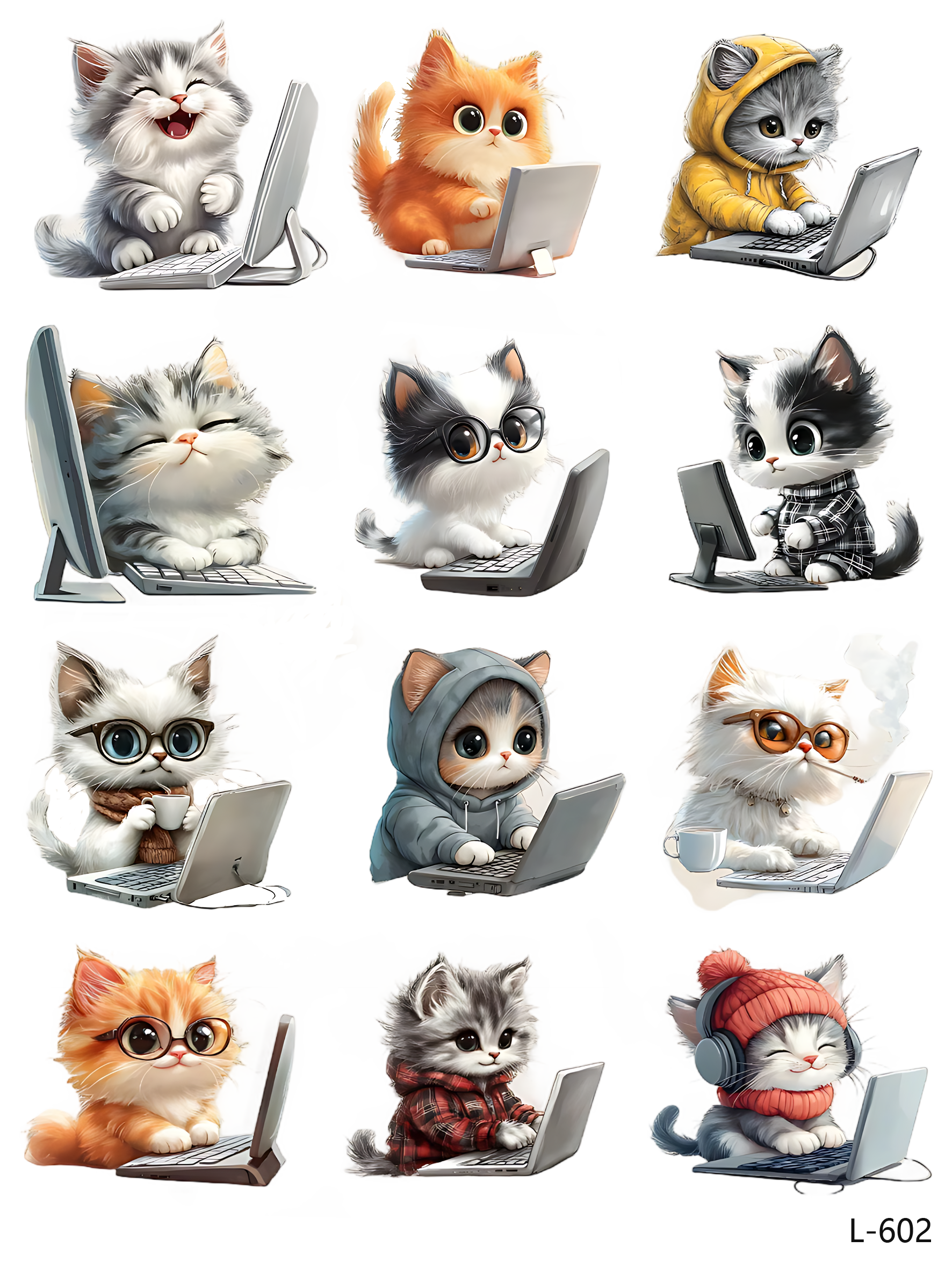3D embossed stickers (A5 size, 15cm*20cm)