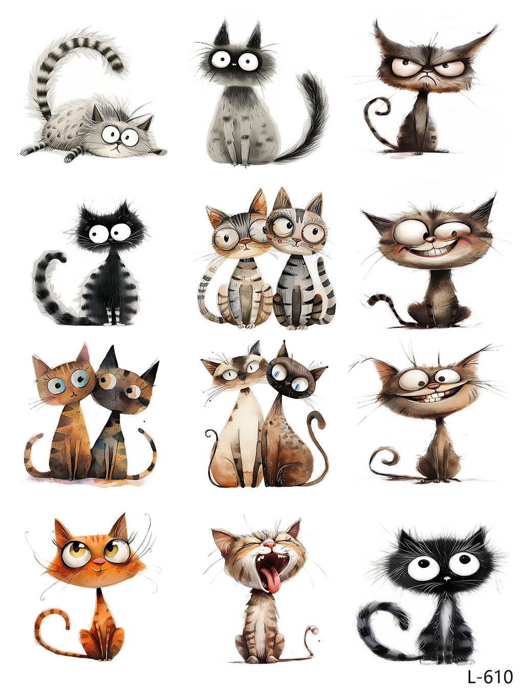 3D embossed stickers (A5 size, 15cm*20cm)