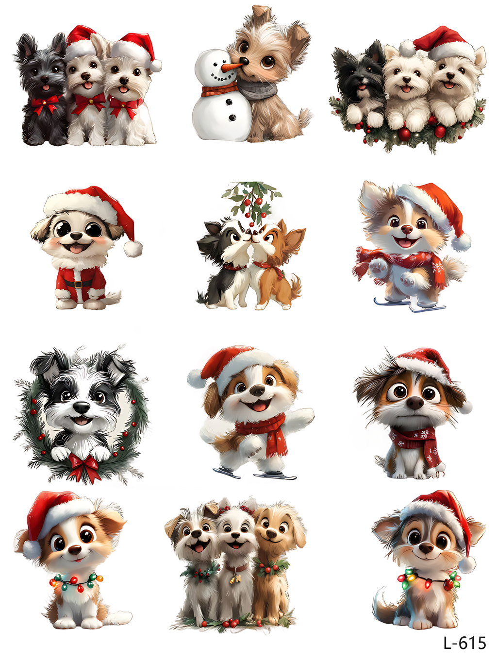 3D embossed stickers (A5 size, 15cm*20cm)