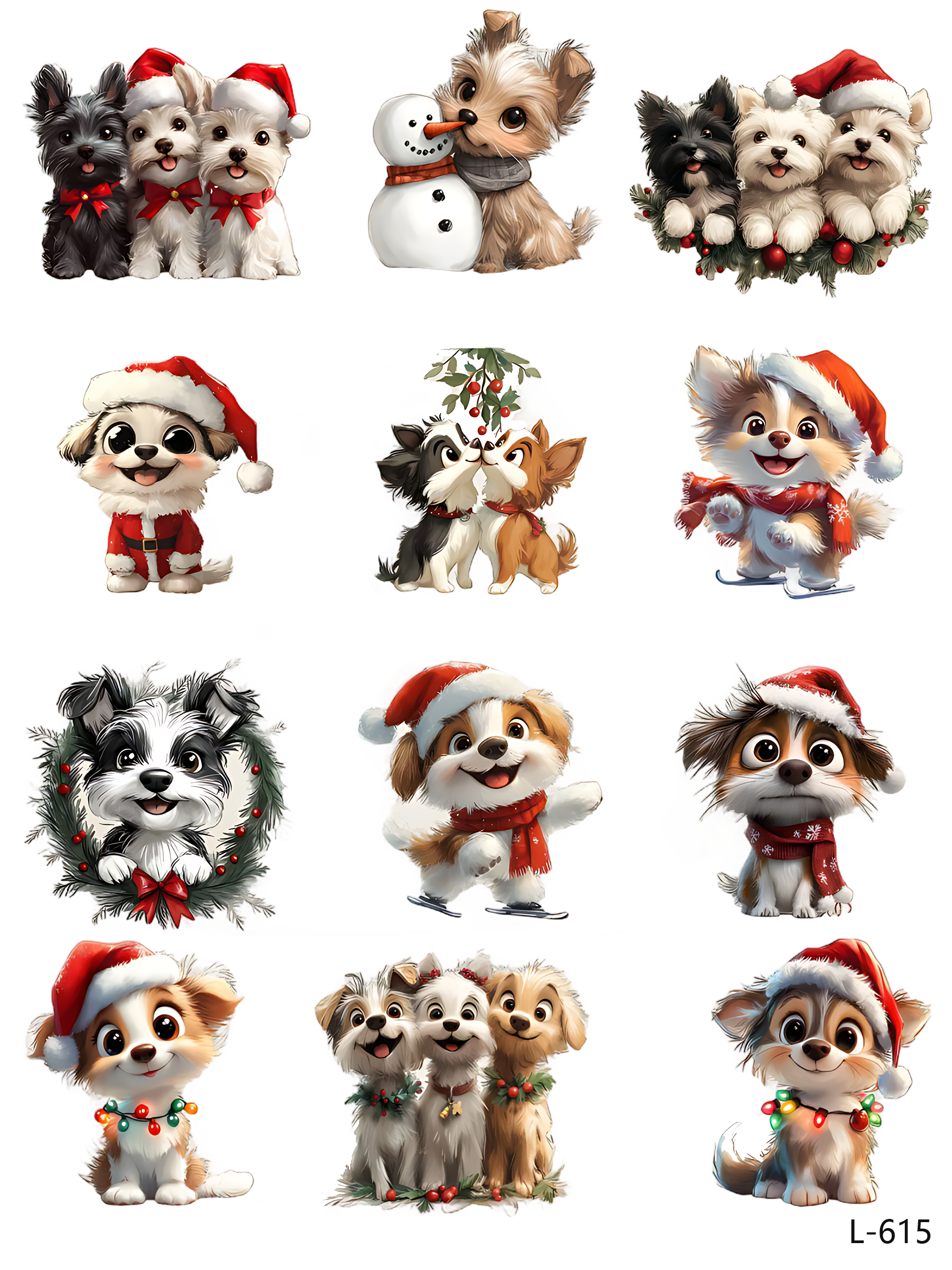 3D embossed stickers (A5 size, 15cm*20cm)