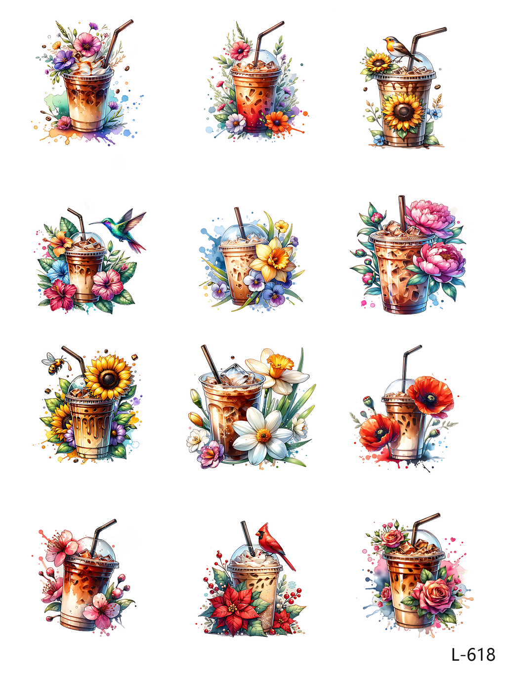 3D embossed stickers (A5 size, 15cm*20cm)