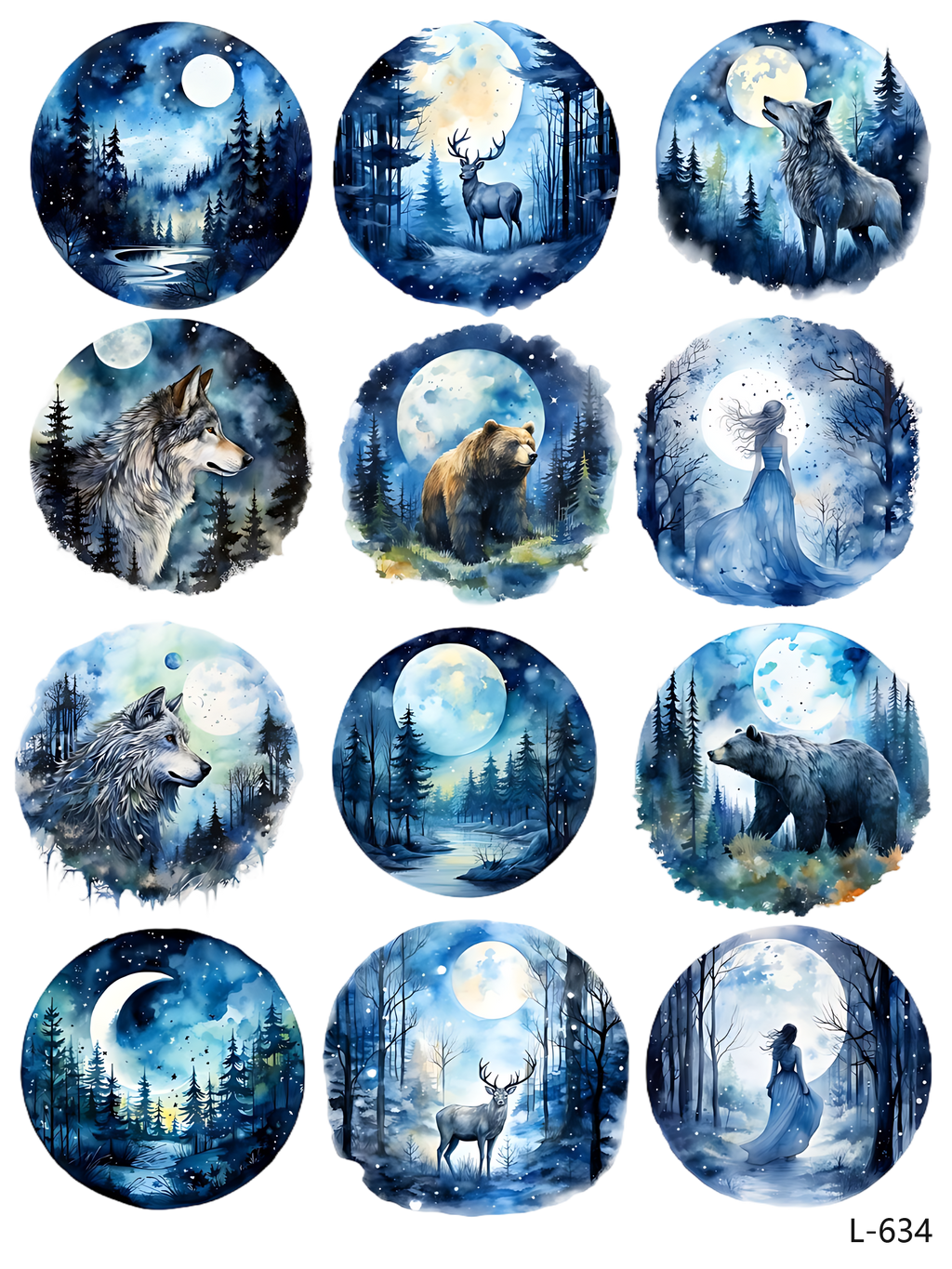 3D embossed stickers (A5 size, 15cm*20cm)