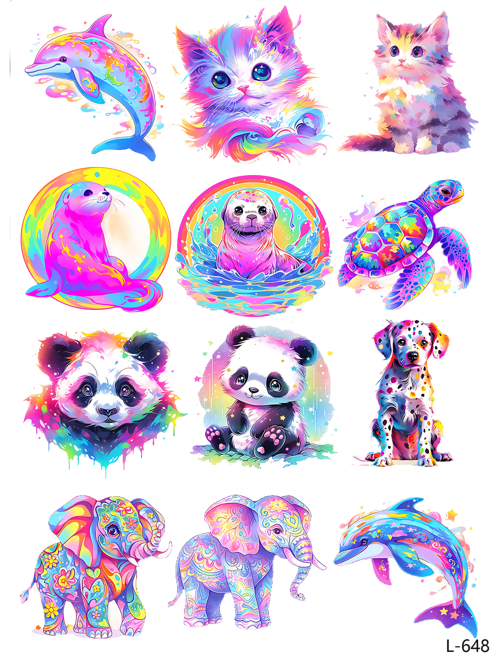 3D embossed stickers (A5 size, 15cm*20cm)