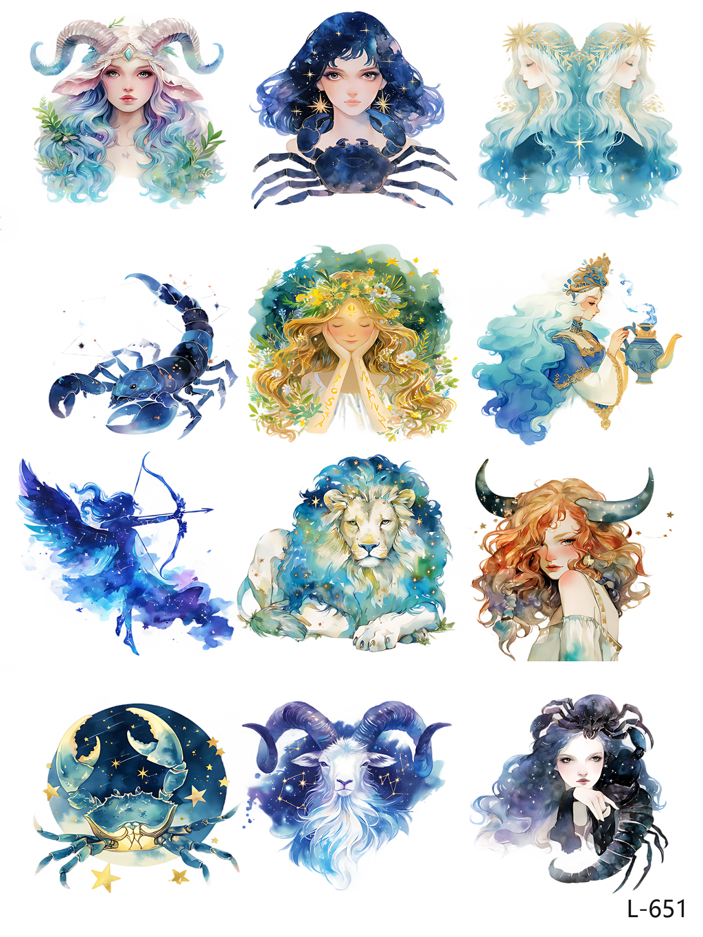 3D embossed stickers (A5 size, 15cm*20cm)