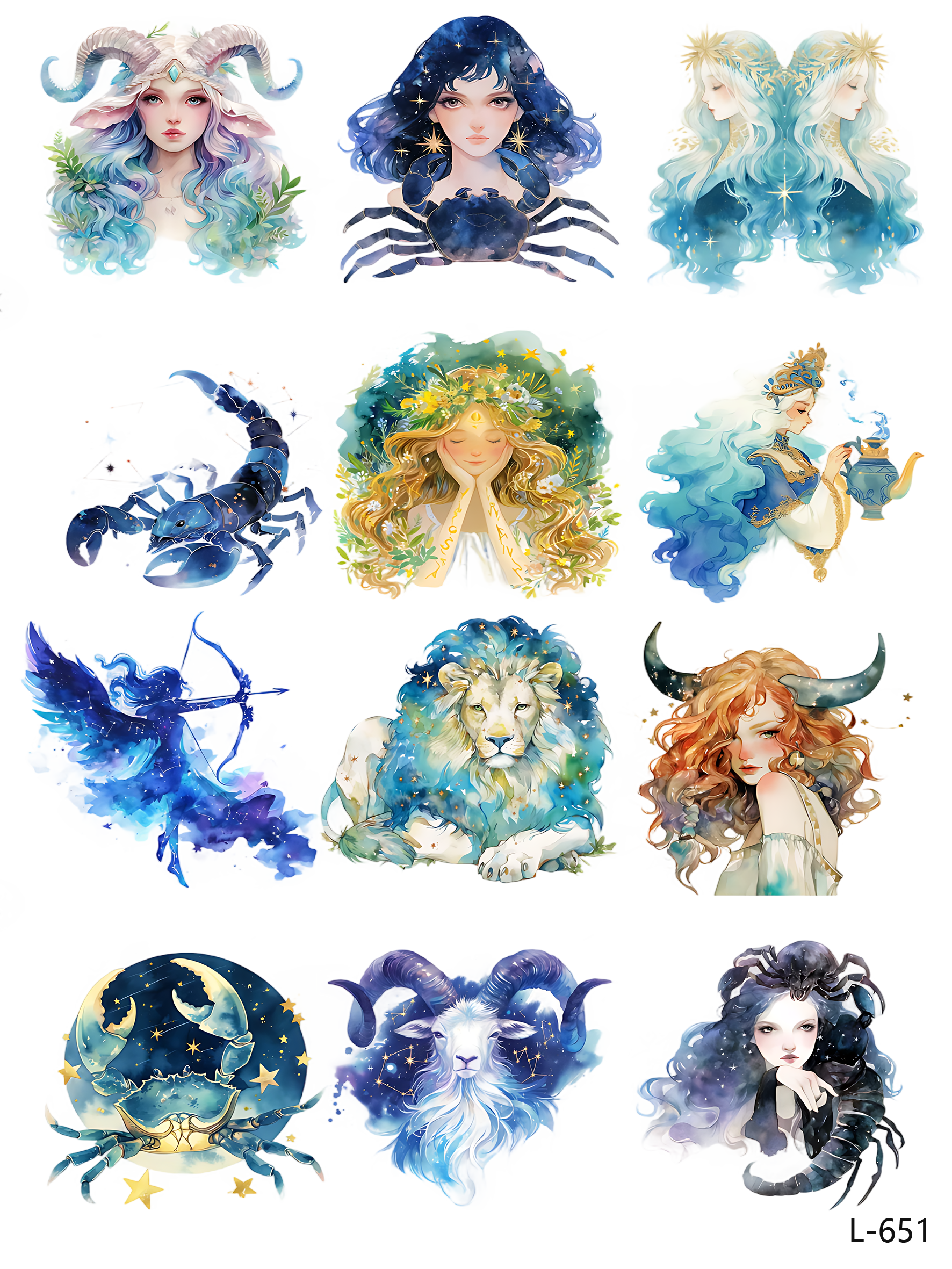3D embossed stickers (A5 size, 15cm*20cm)