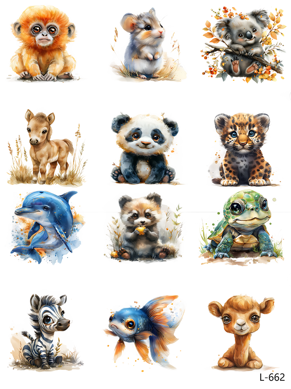 3D embossed stickers (A5 size, 15cm*20cm)