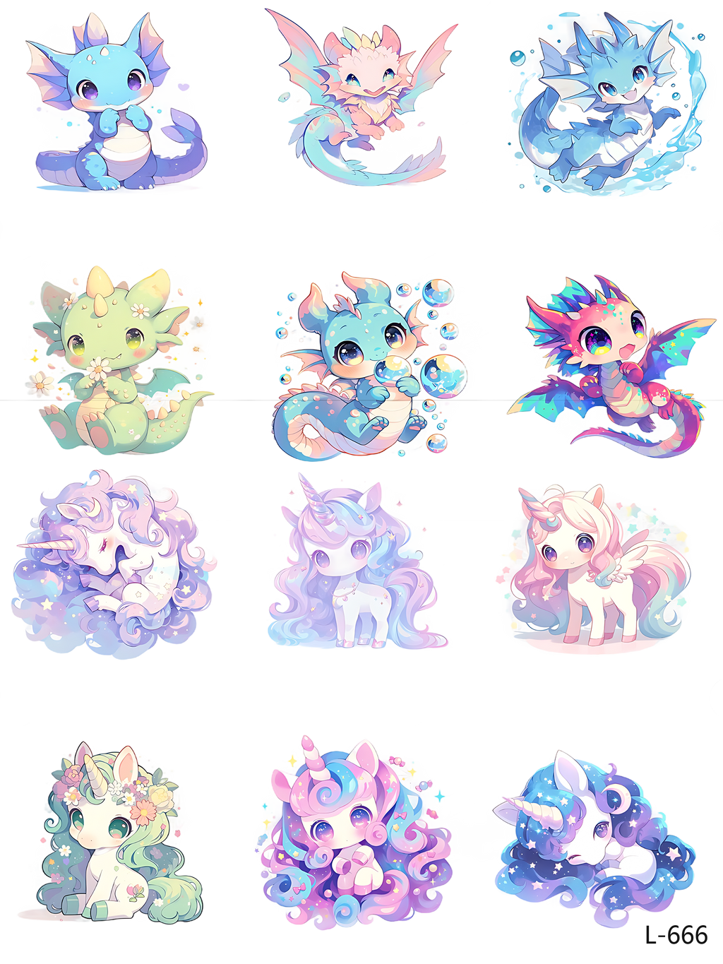 3D embossed stickers (A5 size, 15cm*20cm)