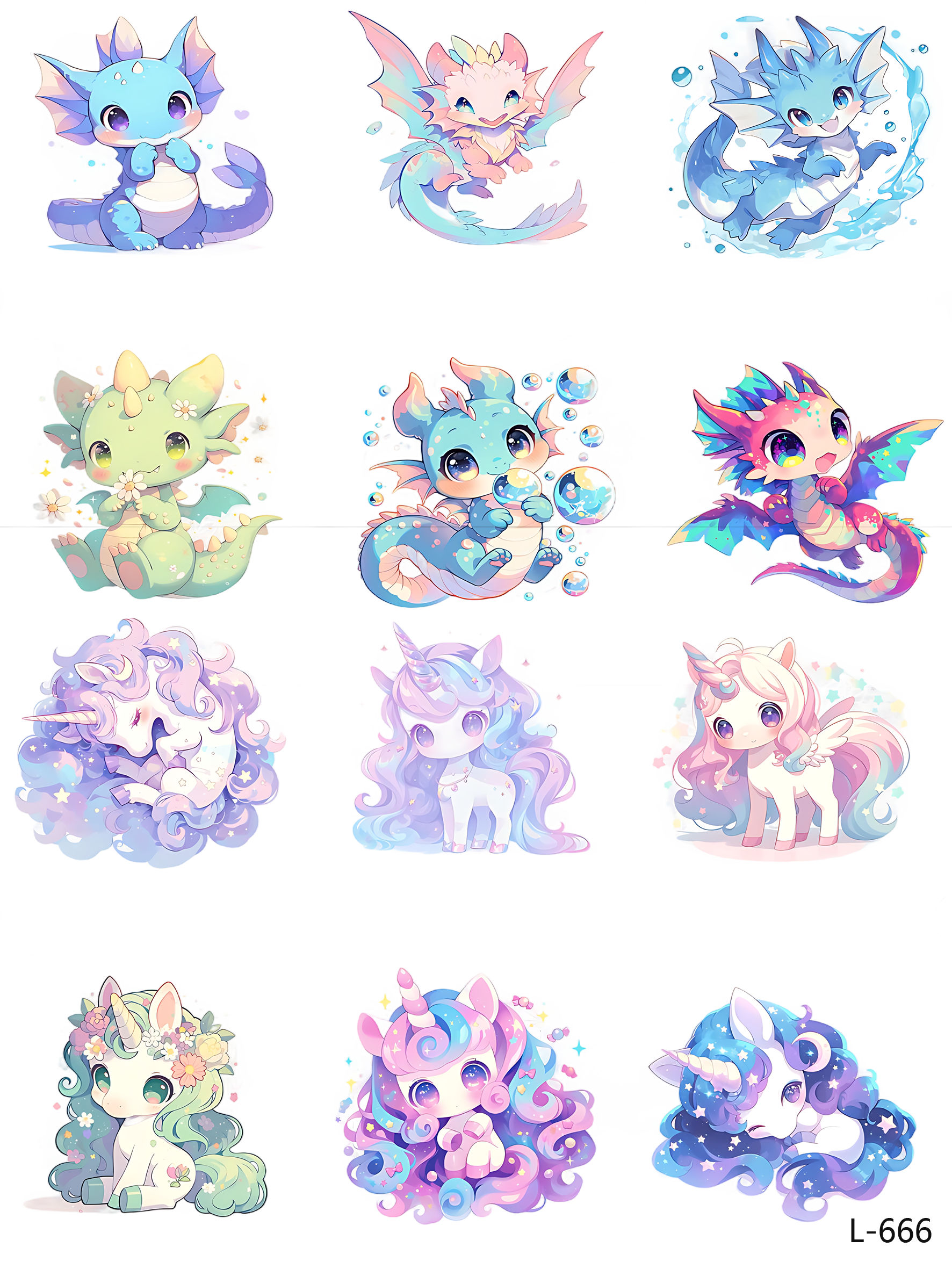 3D embossed stickers (A5 size, 15cm*20cm)