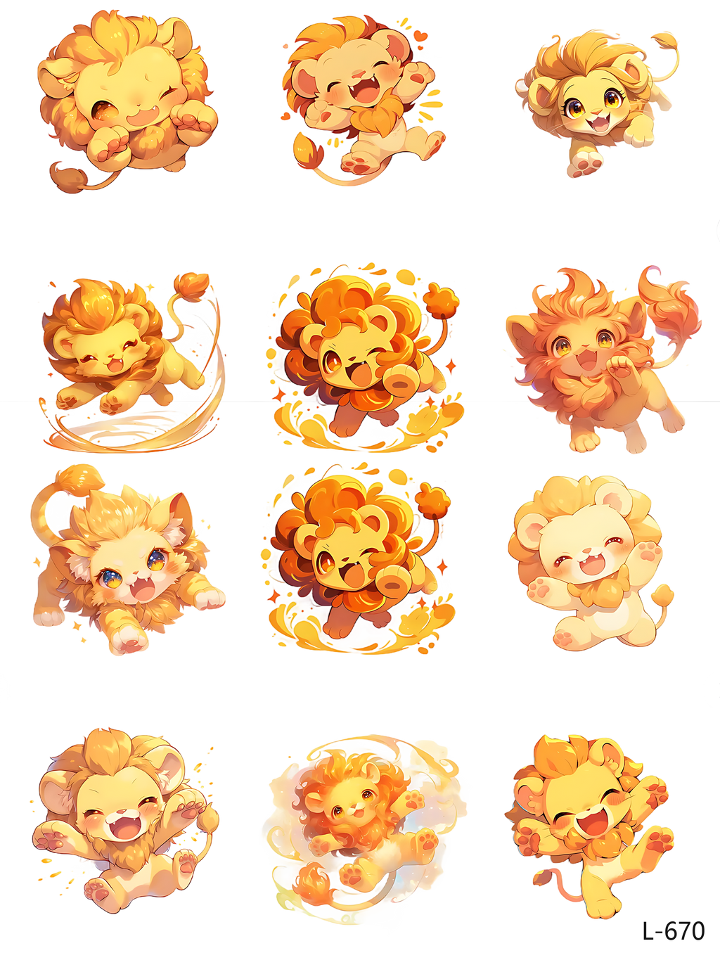 3D embossed stickers (A5 size, 15cm*20cm)
