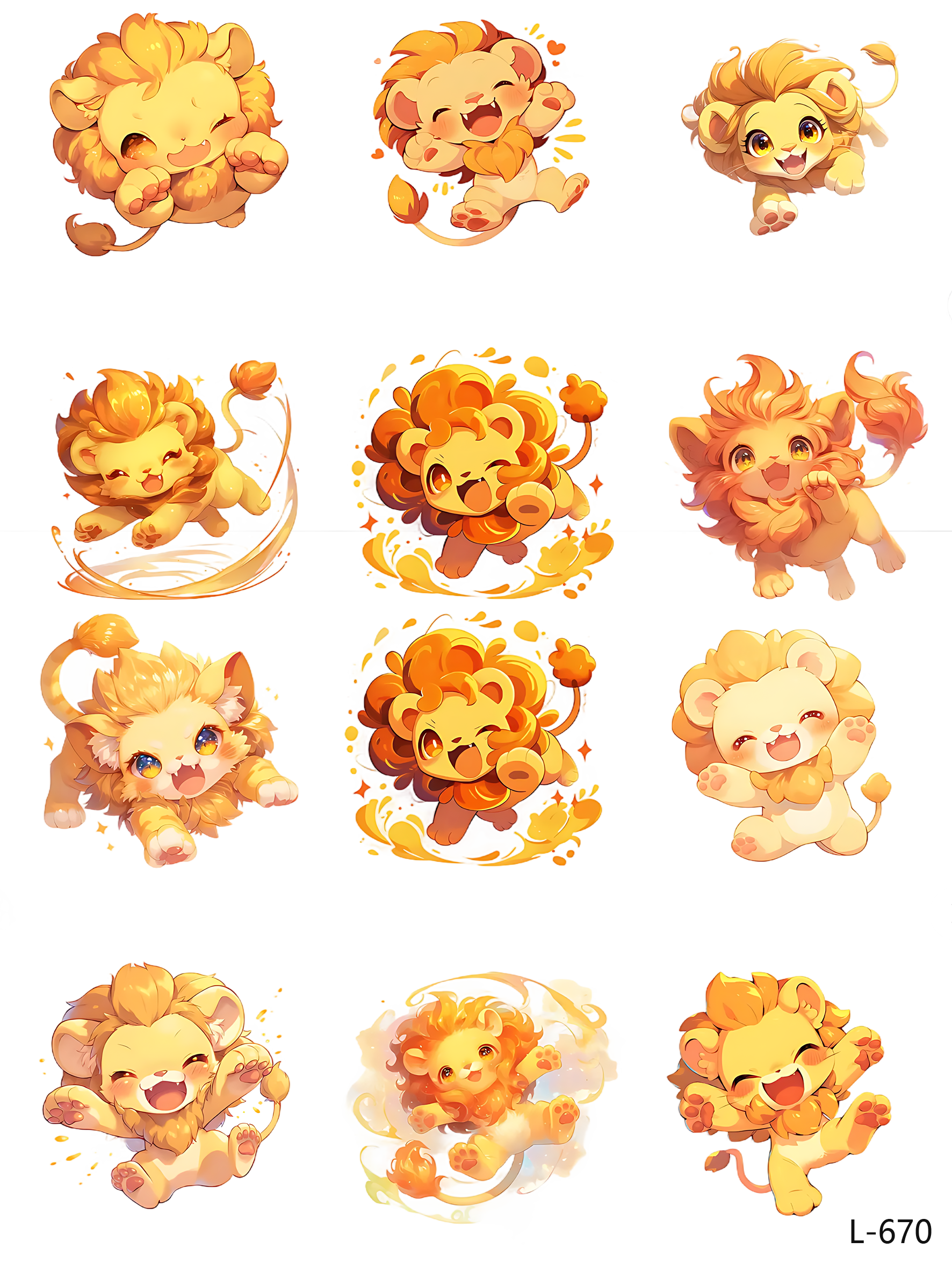 3D embossed stickers (A5 size, 15cm*20cm)