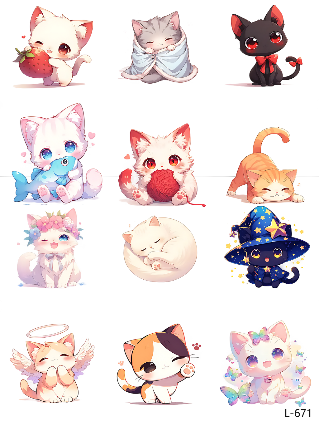 3D embossed stickers (A5 size, 15cm*20cm)
