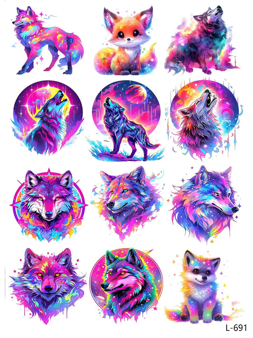 3D embossed stickers (A5 size, 15cm*20cm)