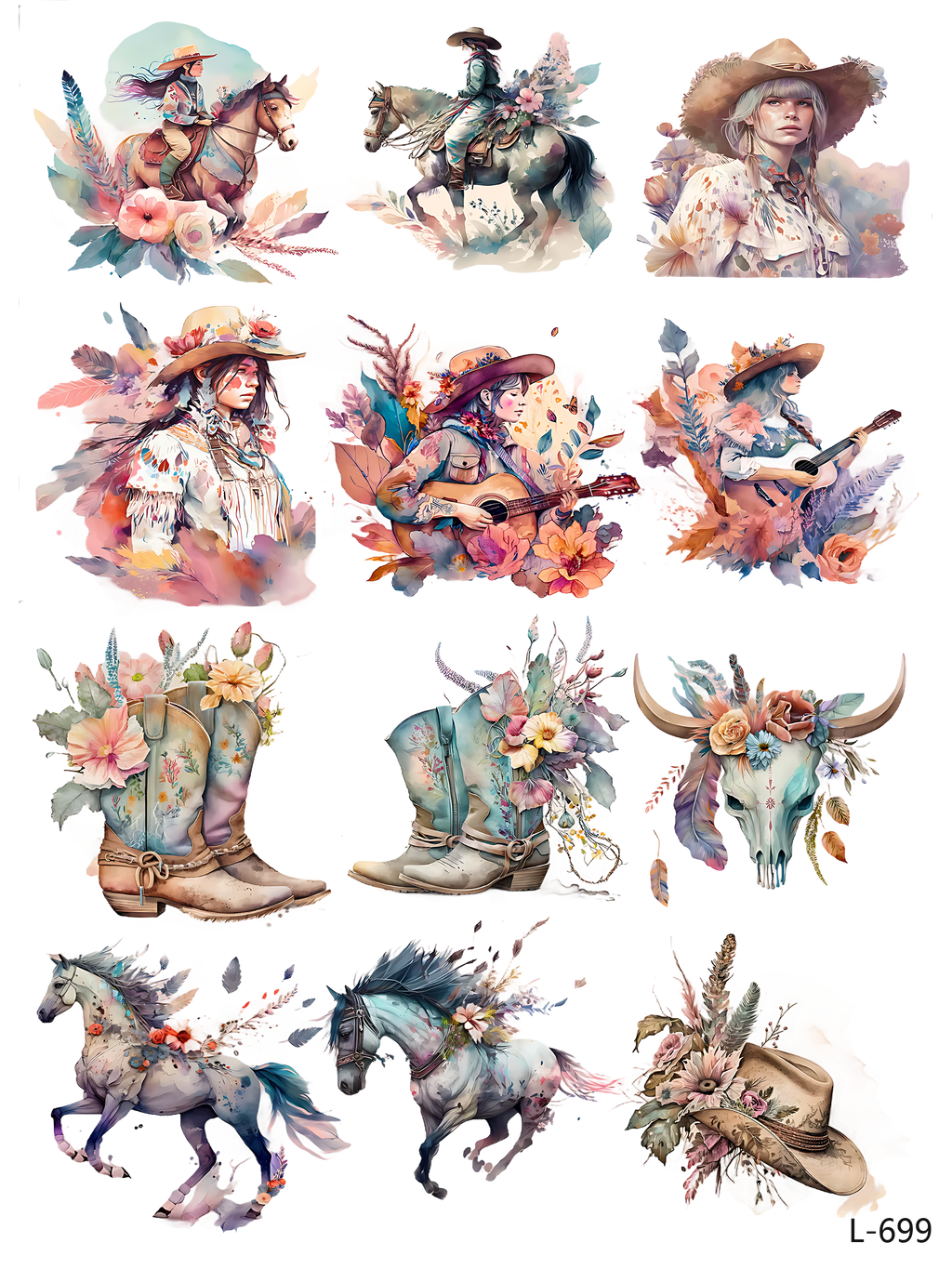 3D embossed stickers (A5 size, 15cm*20cm)