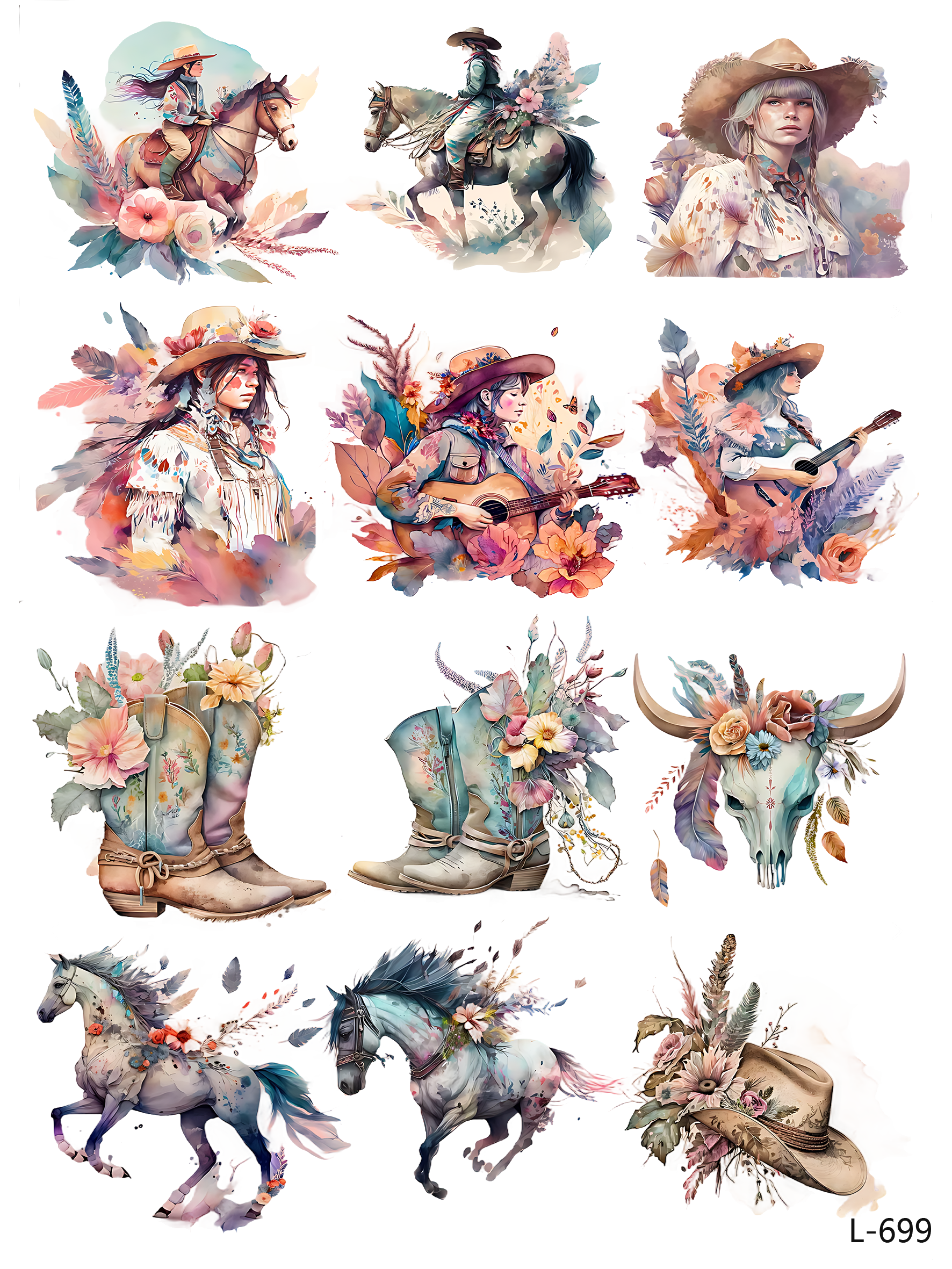 3D embossed stickers (A5 size, 15cm*20cm)