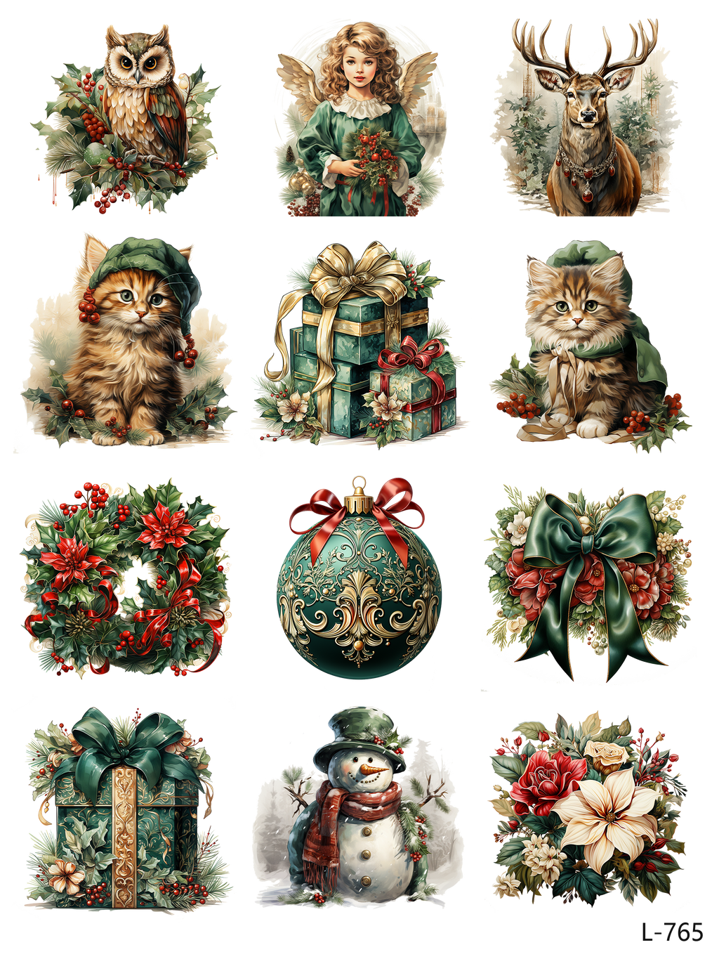 3D embossed stickers (A5 size, 15cm*20cm)