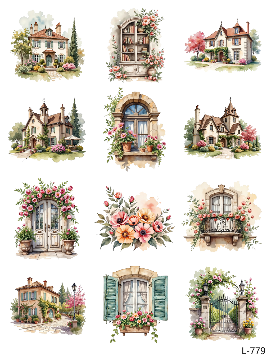 3D embossed stickers (A5 size, 15cm*20cm)