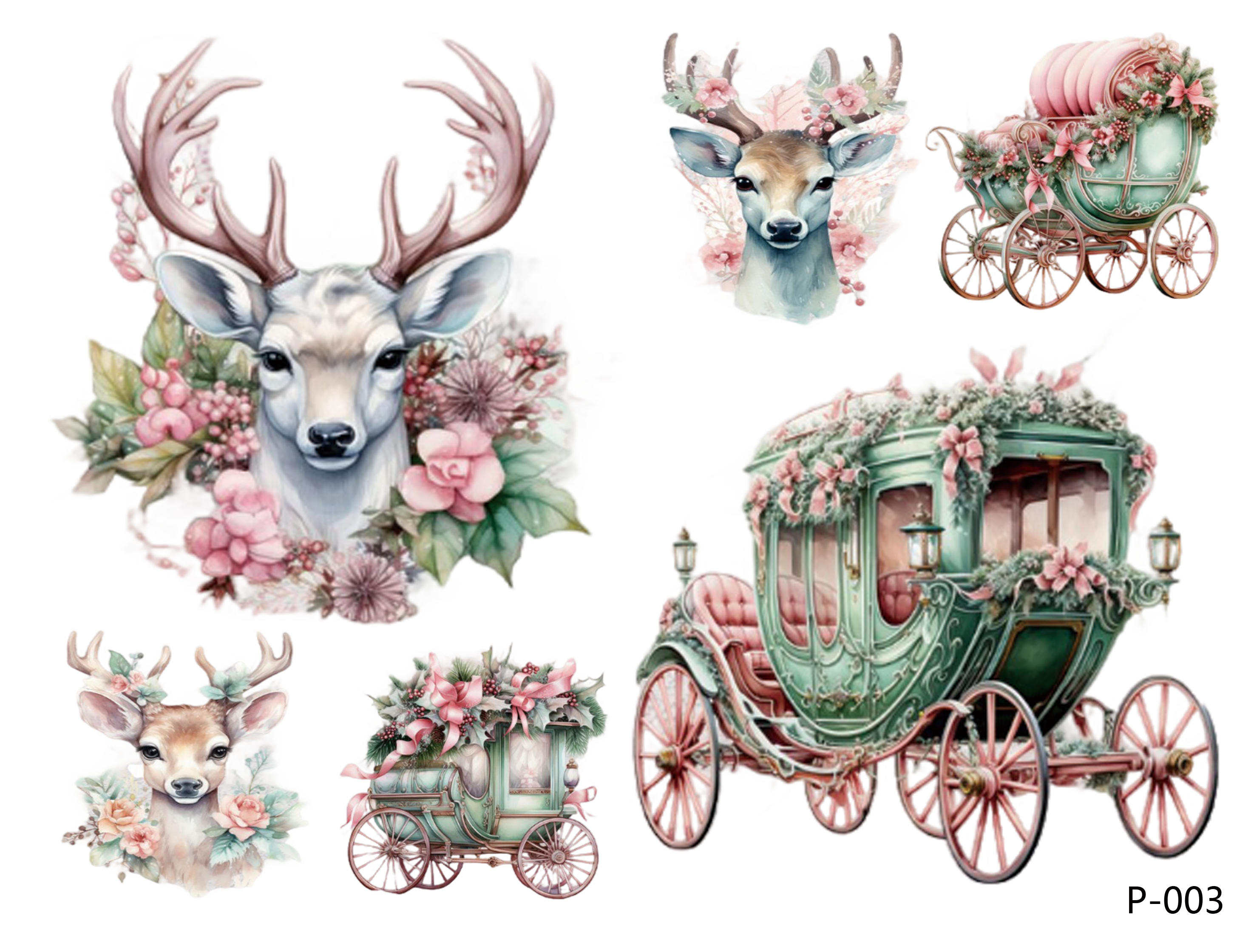 3D embossed stickers (B5 size, 12.5cm*9.5cm)