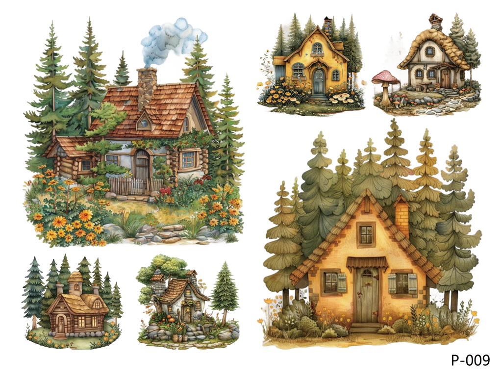 3D embossed stickers (B5 size, 12.5cm*9.5cm)