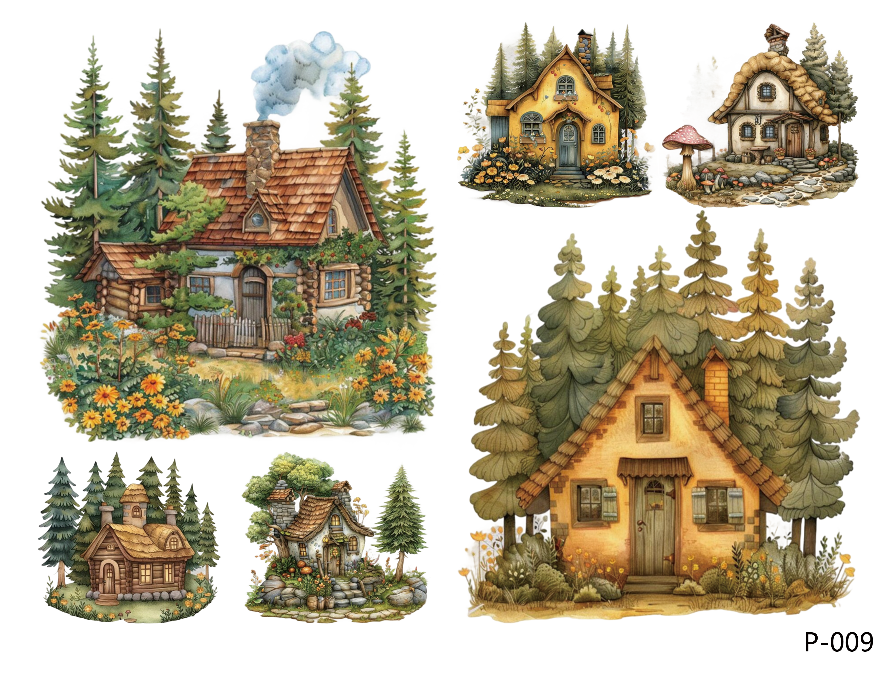 3D embossed stickers (B5 size, 12.5cm*9.5cm)