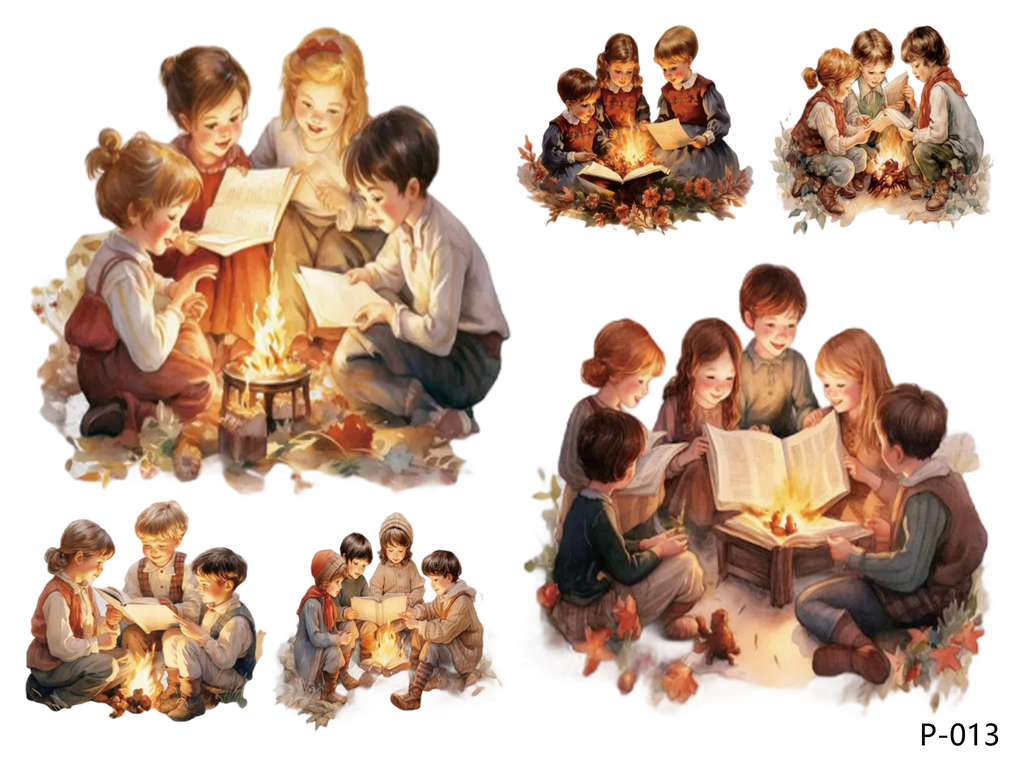 3D embossed stickers (B5 size, 12.5cm*9.5cm)