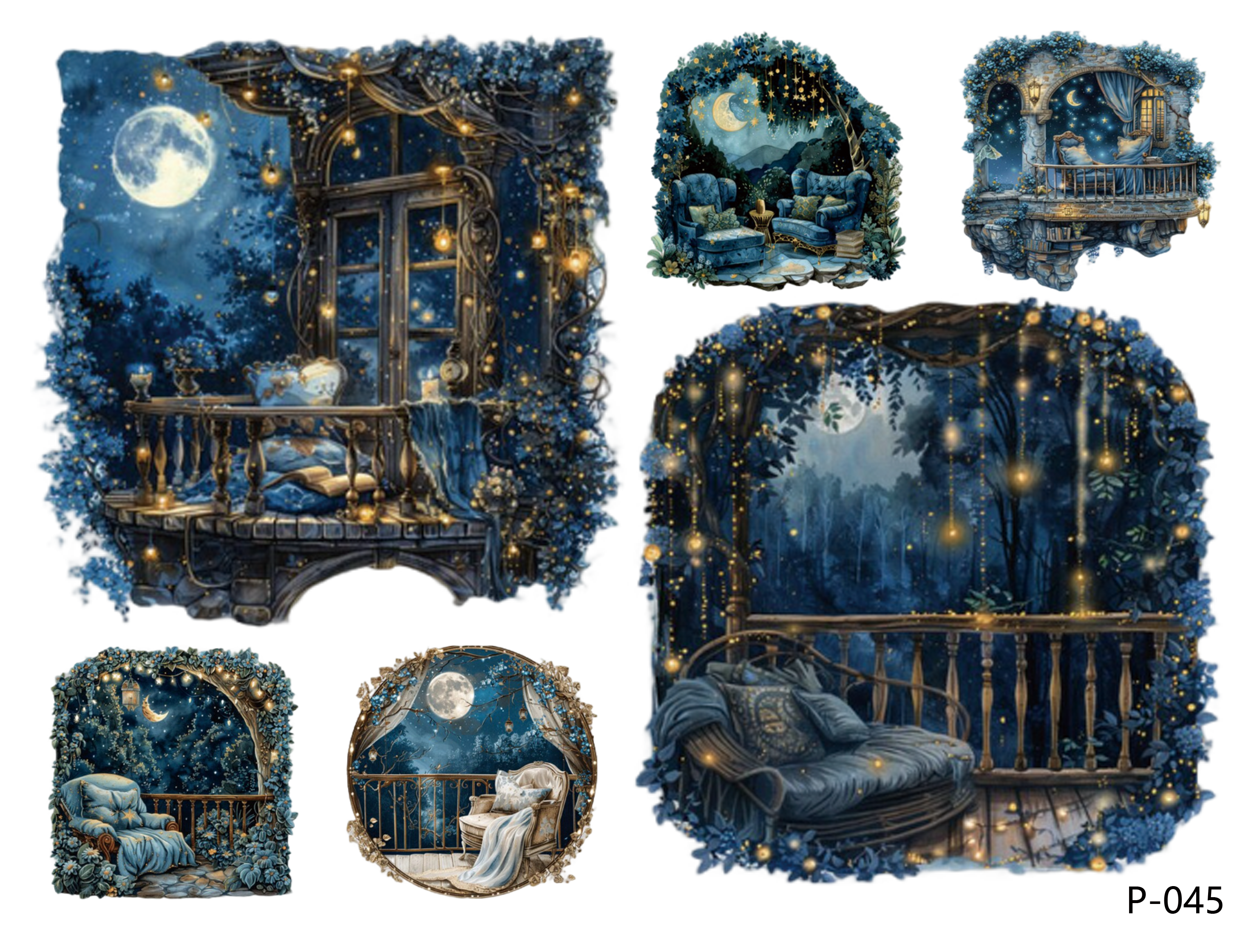 3D embossed stickers (B5 size, 12.5cm*9.5cm)