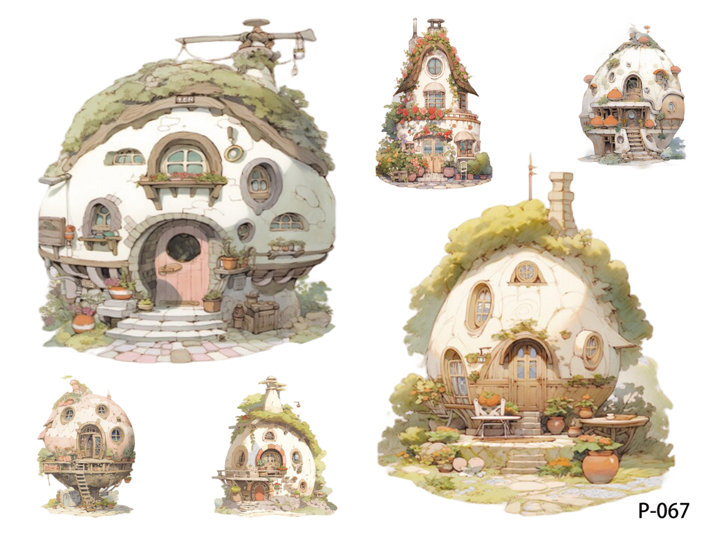 3D embossed stickers (B5 size, 12.5cm*9.5cm)