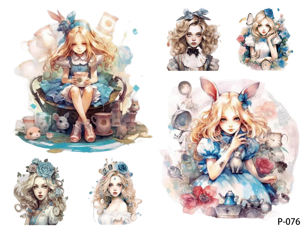 3D embossed stickers (B5 size, 12.5cm*9.5cm)