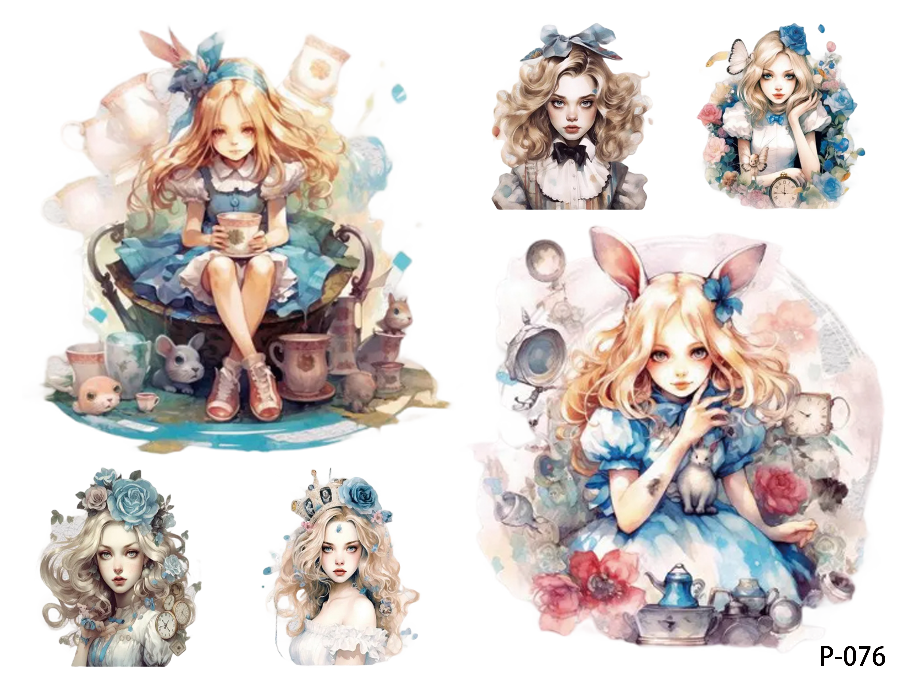 3D embossed stickers (B5 size, 12.5cm*9.5cm)