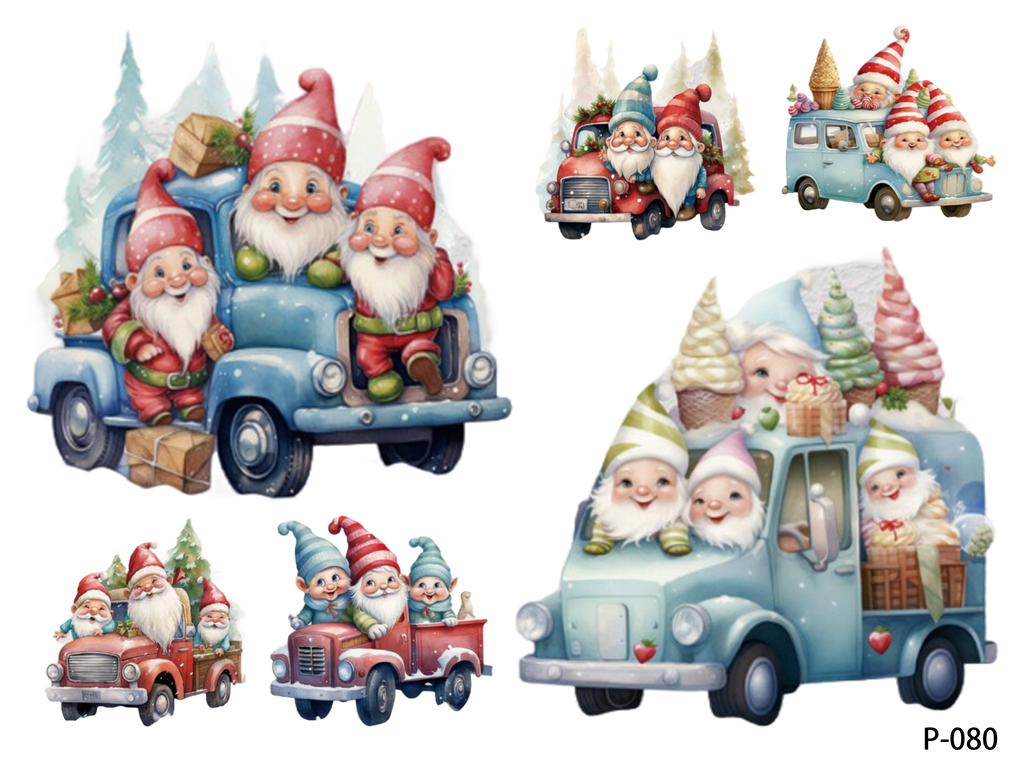 3D embossed stickers (B5 size, 12.5cm*9.5cm)