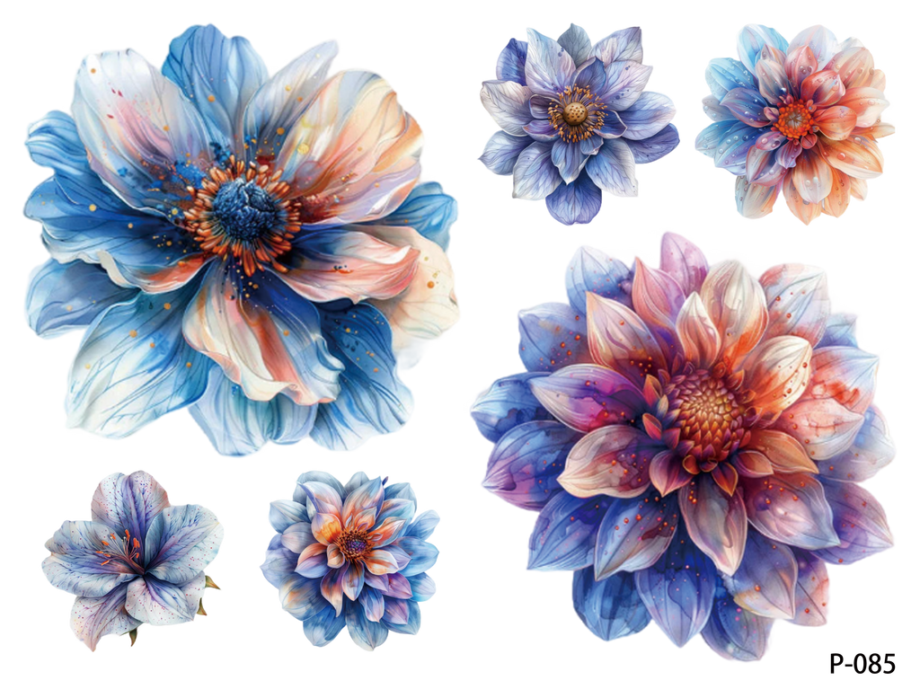 3D embossed stickers (B5 size, 12.5cm*9.5cm)