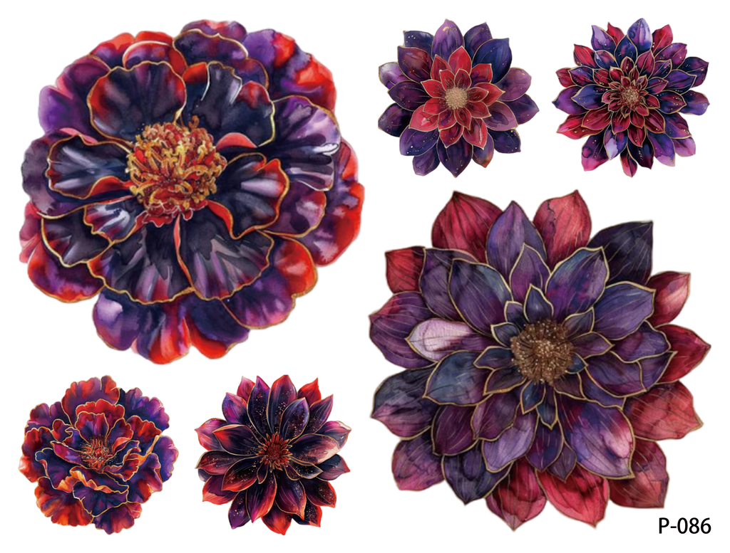 3D embossed stickers (B5 size, 12.5cm*9.5cm)