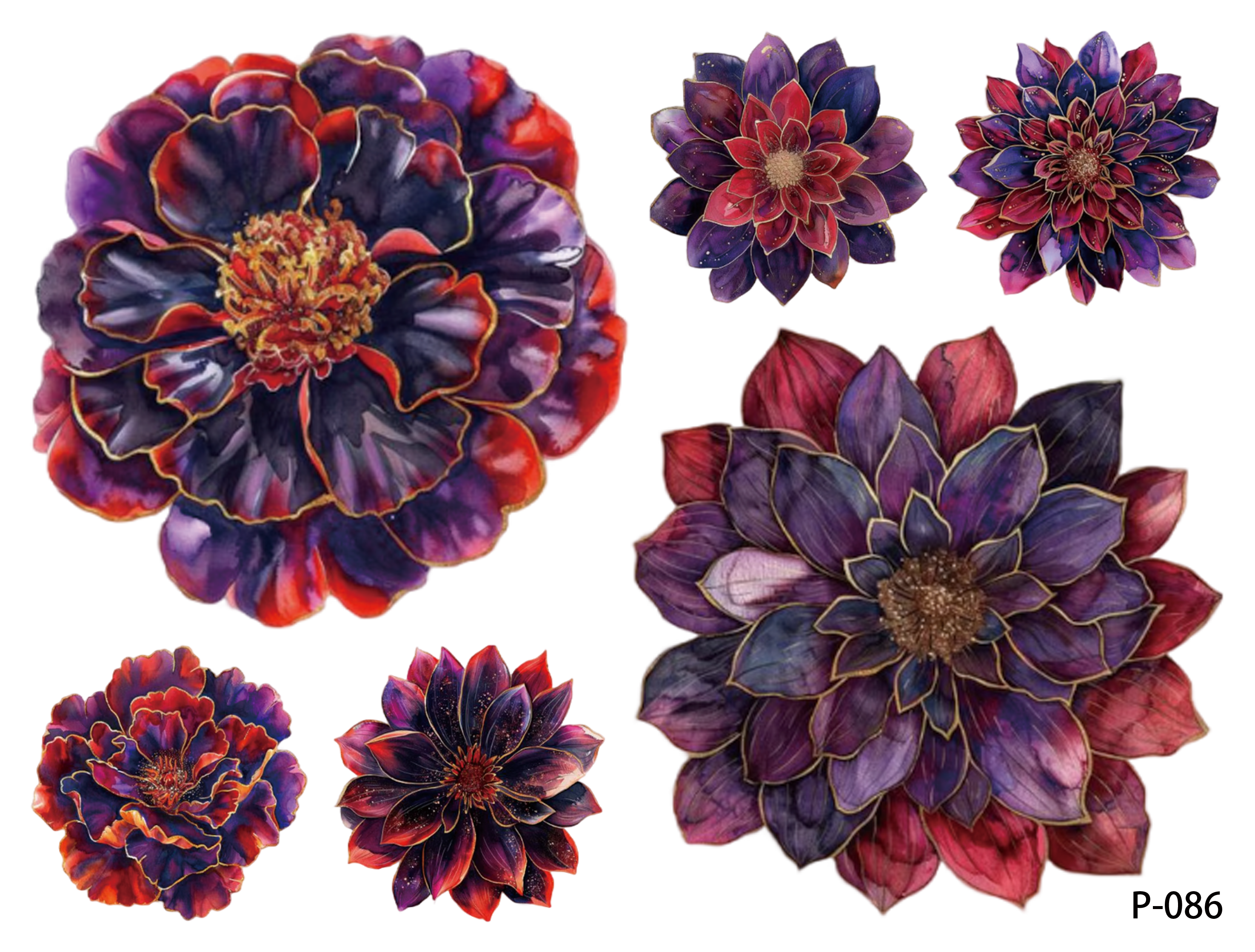 3D embossed stickers (B5 size, 12.5cm*9.5cm)