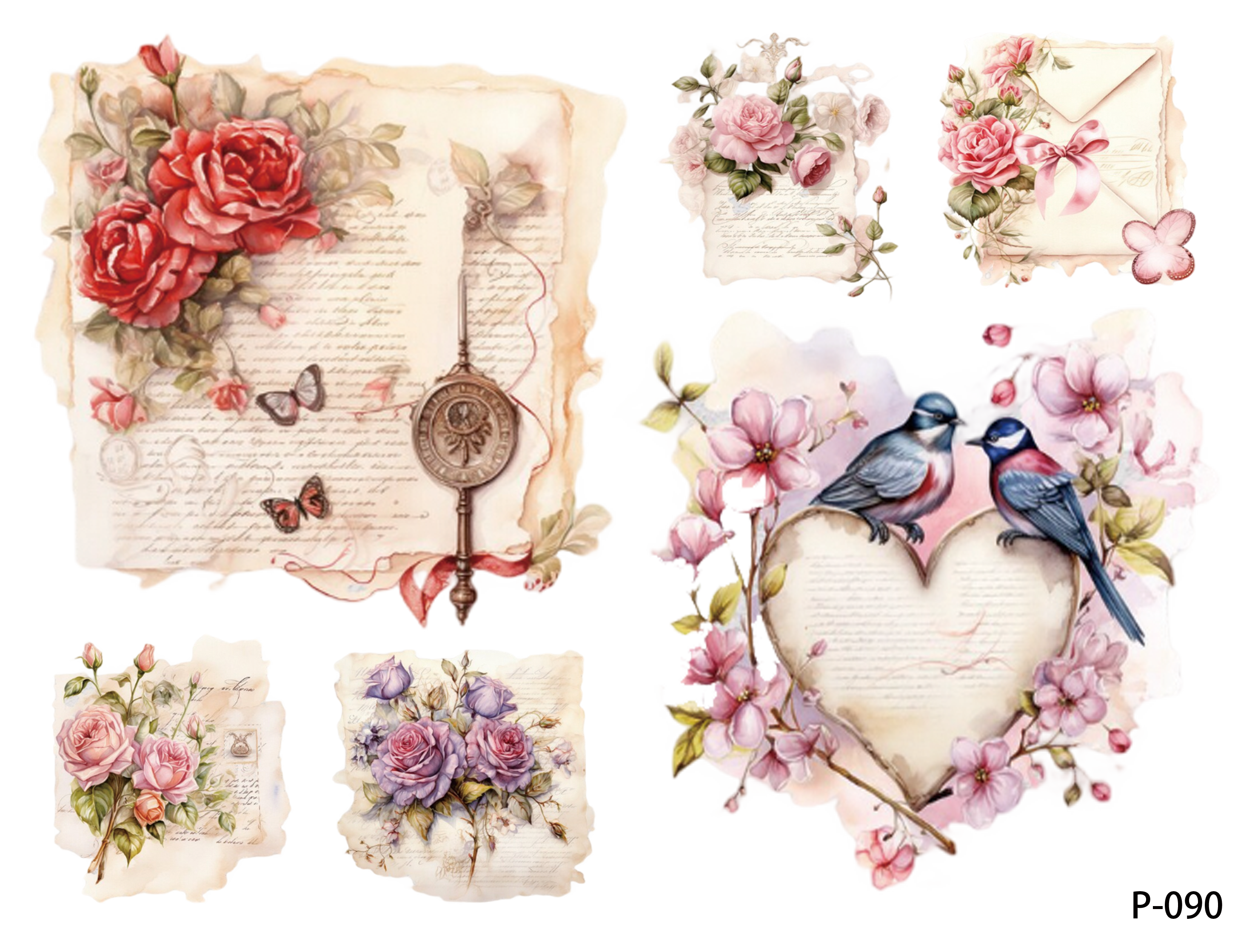 3D embossed stickers (B5 size, 12.5cm*9.5cm)