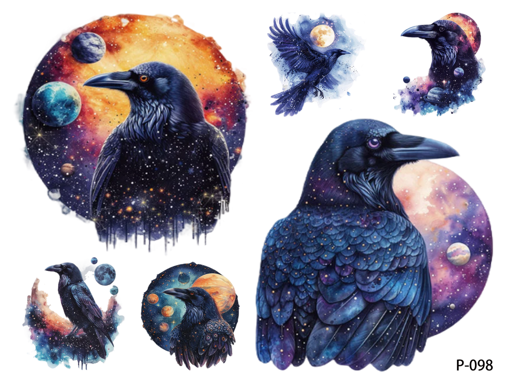 3D embossed stickers (B5 size, 12.5cm*9.5cm)