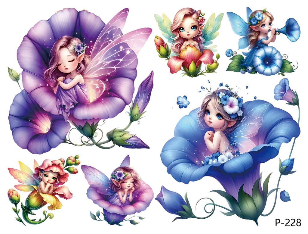 3D embossed stickers (B5 size, 12.5cm*9.5cm)