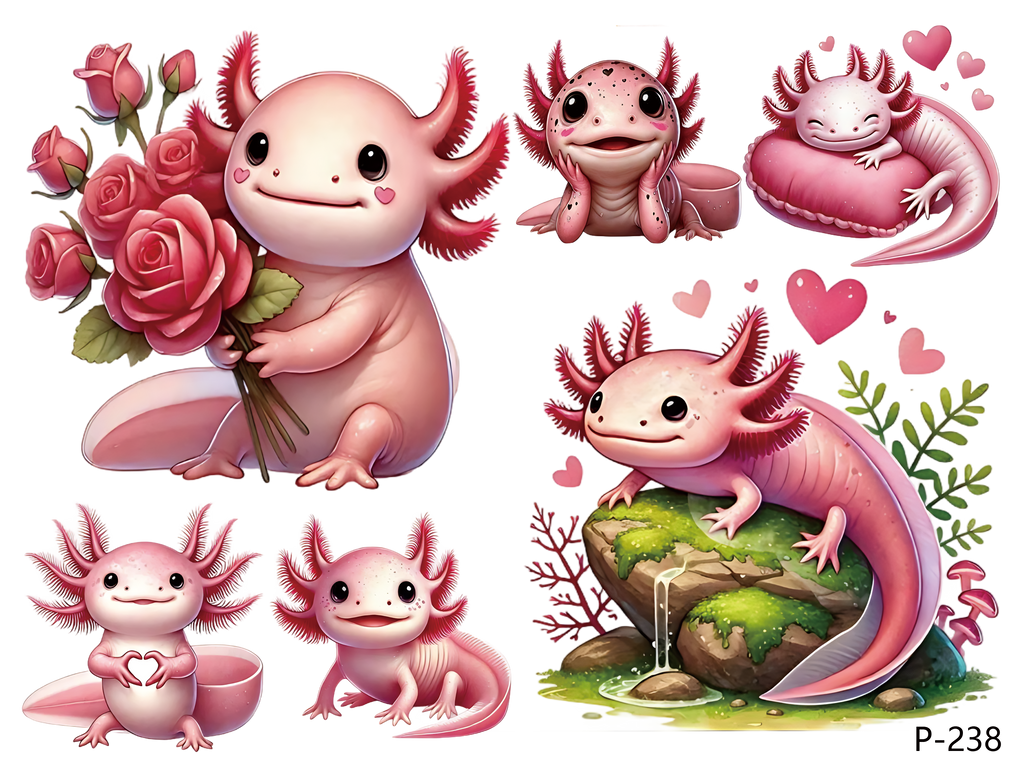 3D embossed stickers (B5 size, 12.5cm*9.5cm)