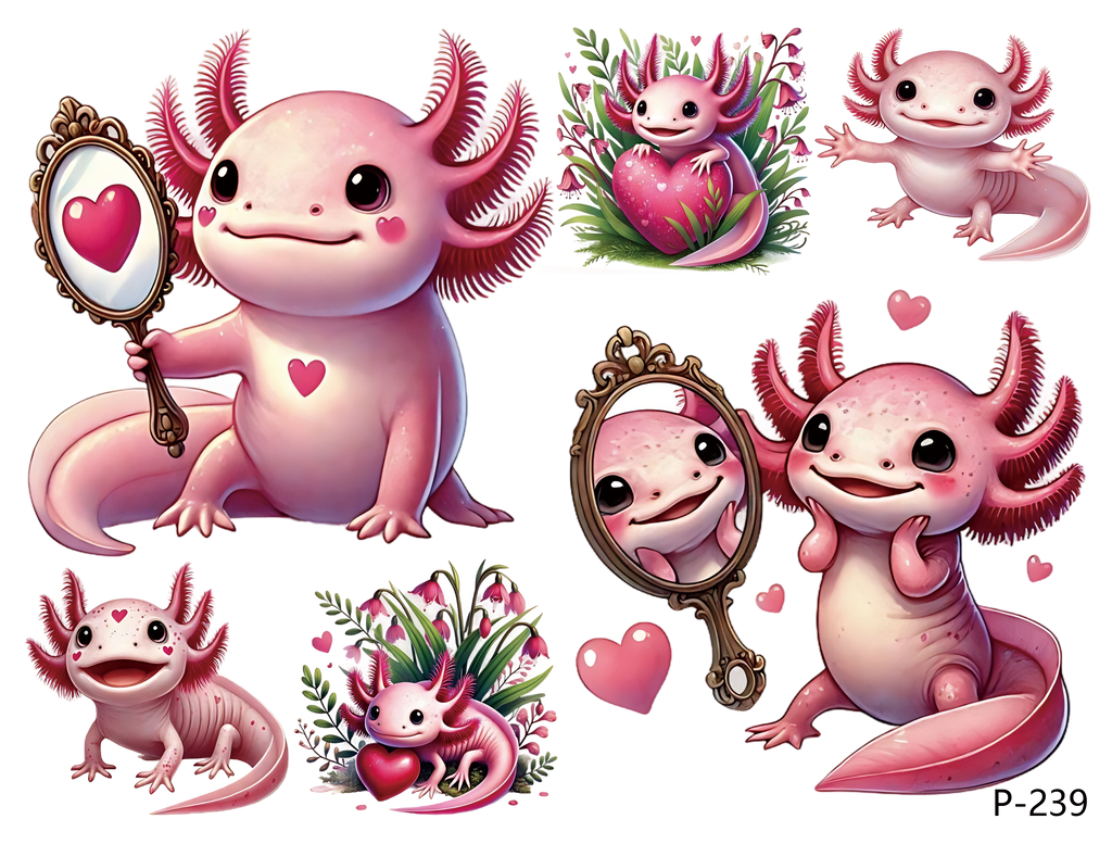 3D embossed stickers (B5 size, 12.5cm*9.5cm)