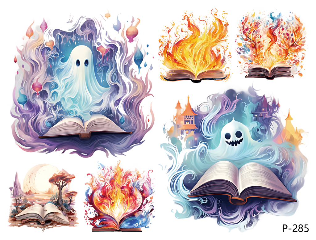 3D embossed stickers (B5 size, 12.5cm*9.5cm)