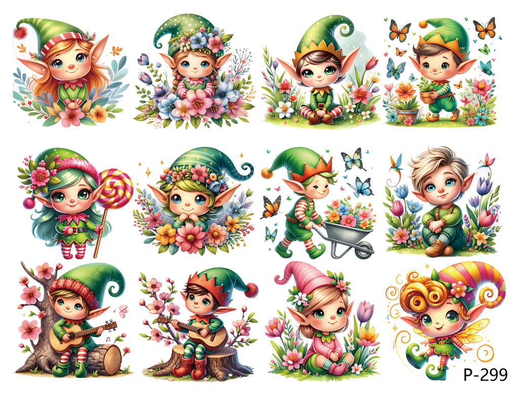 3D embossed stickers (B5 size, 12.5cm*9.5cm)