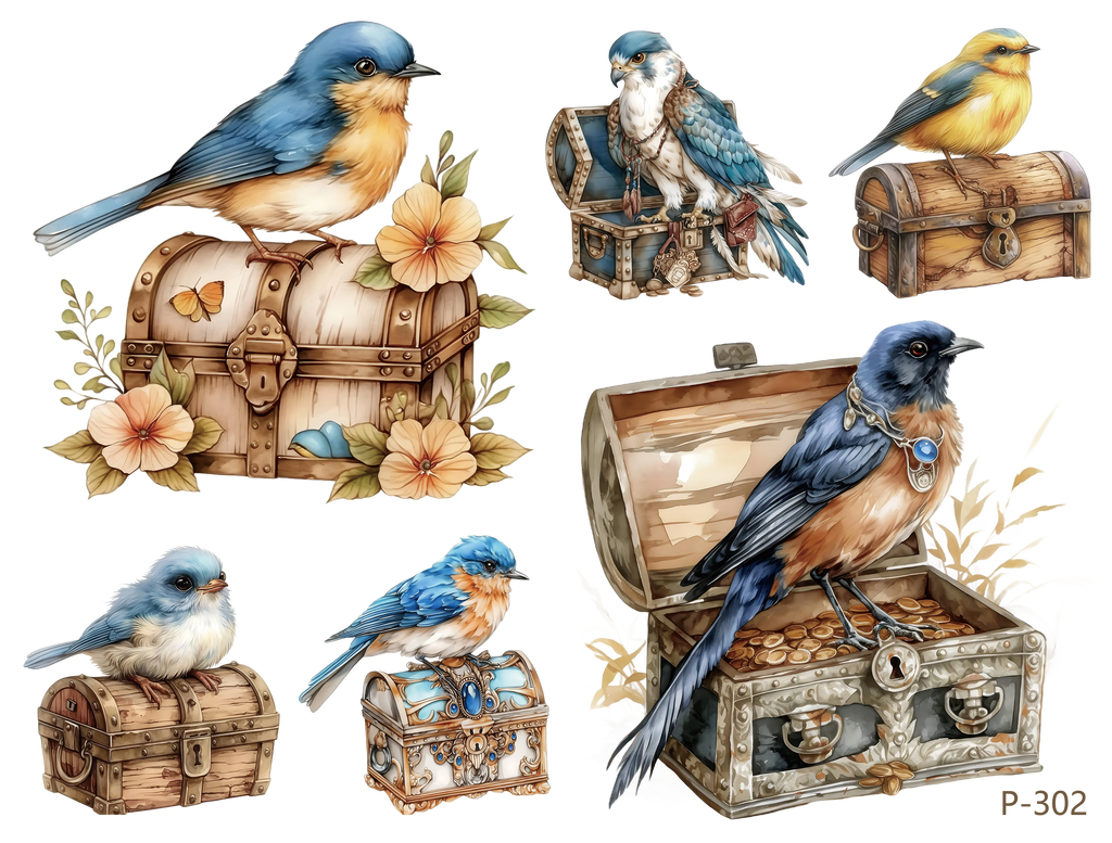 3D embossed stickers (B5 size, 12.5cm*9.5cm)