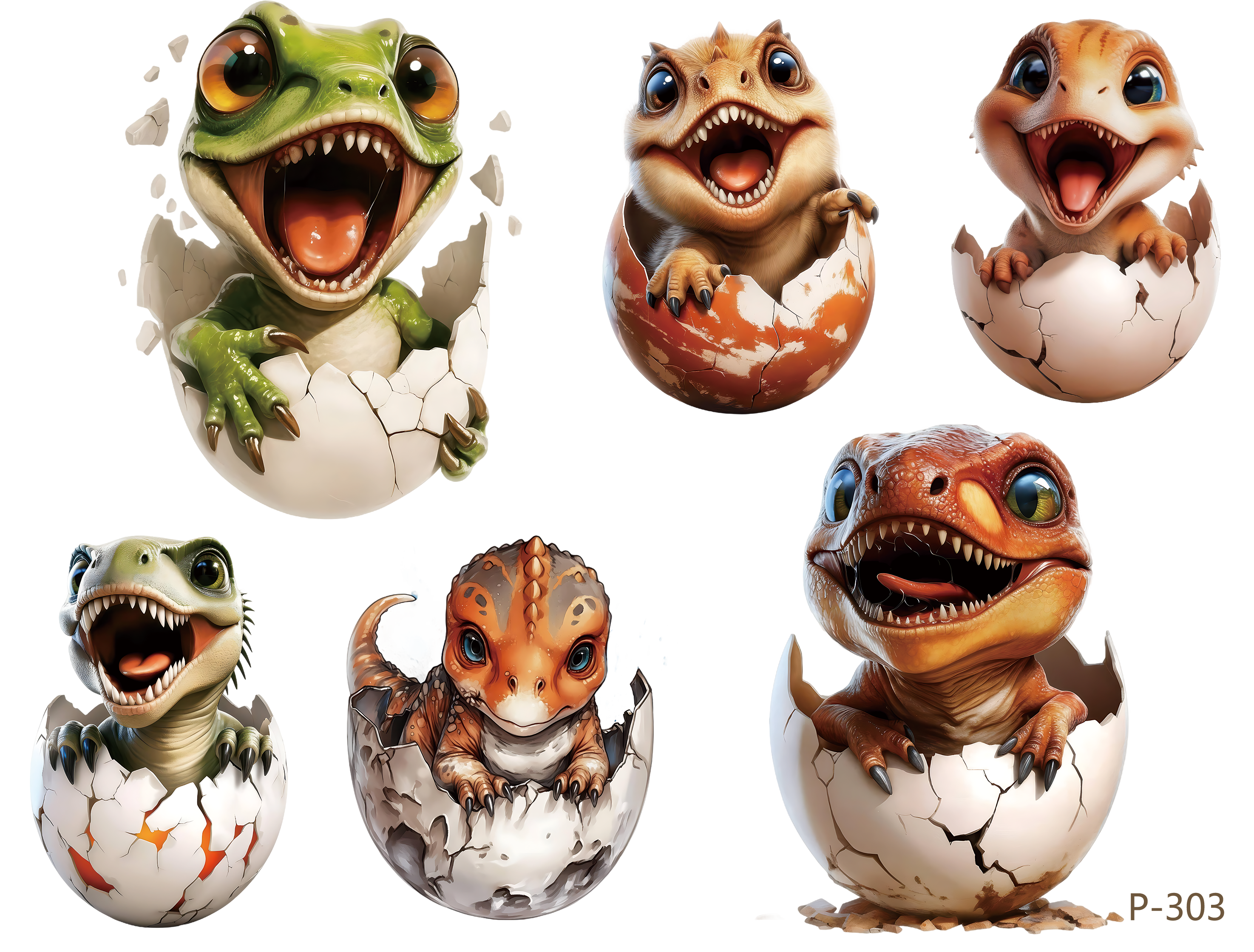 3D embossed stickers (B5 size, 12.5cm*9.5cm)