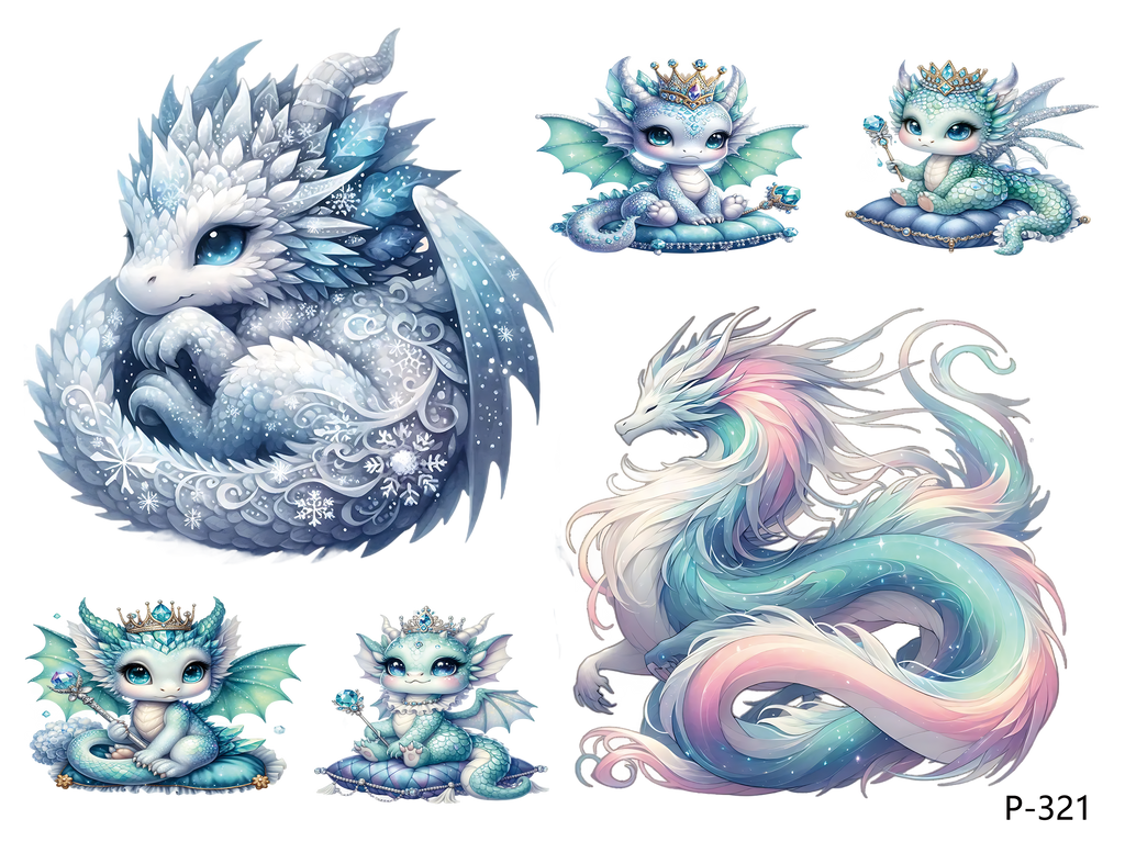 3D embossed stickers (B5 size, 12.5cm*9.5cm)